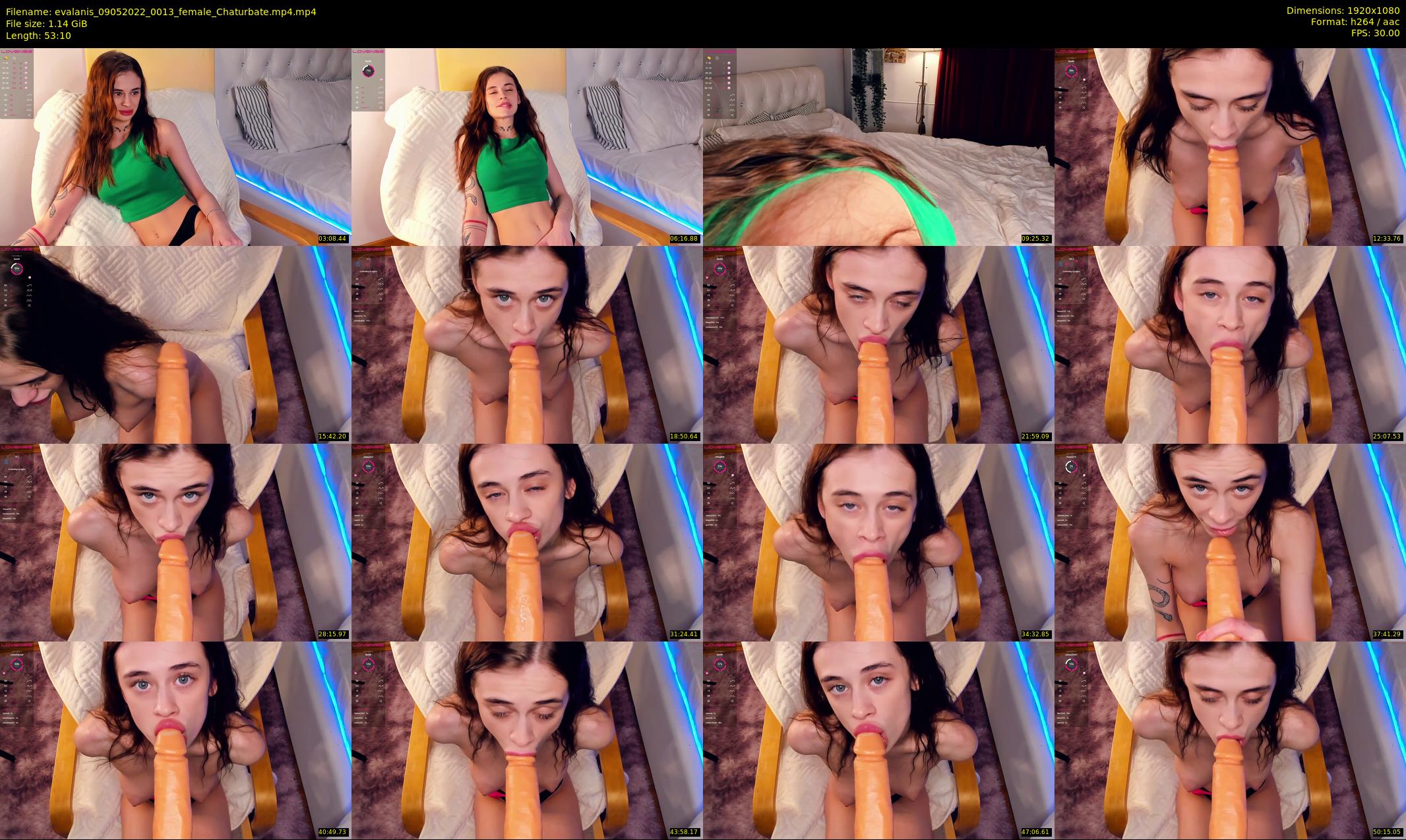 evalanis — 54 minute Chaturbate couple cam show recording, 1080p, May 9, 2022