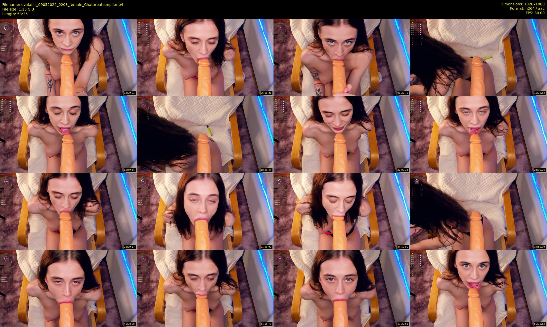 evalanis — 54 minute Chaturbate couple cam show recording, 1080p, May 9, 2022