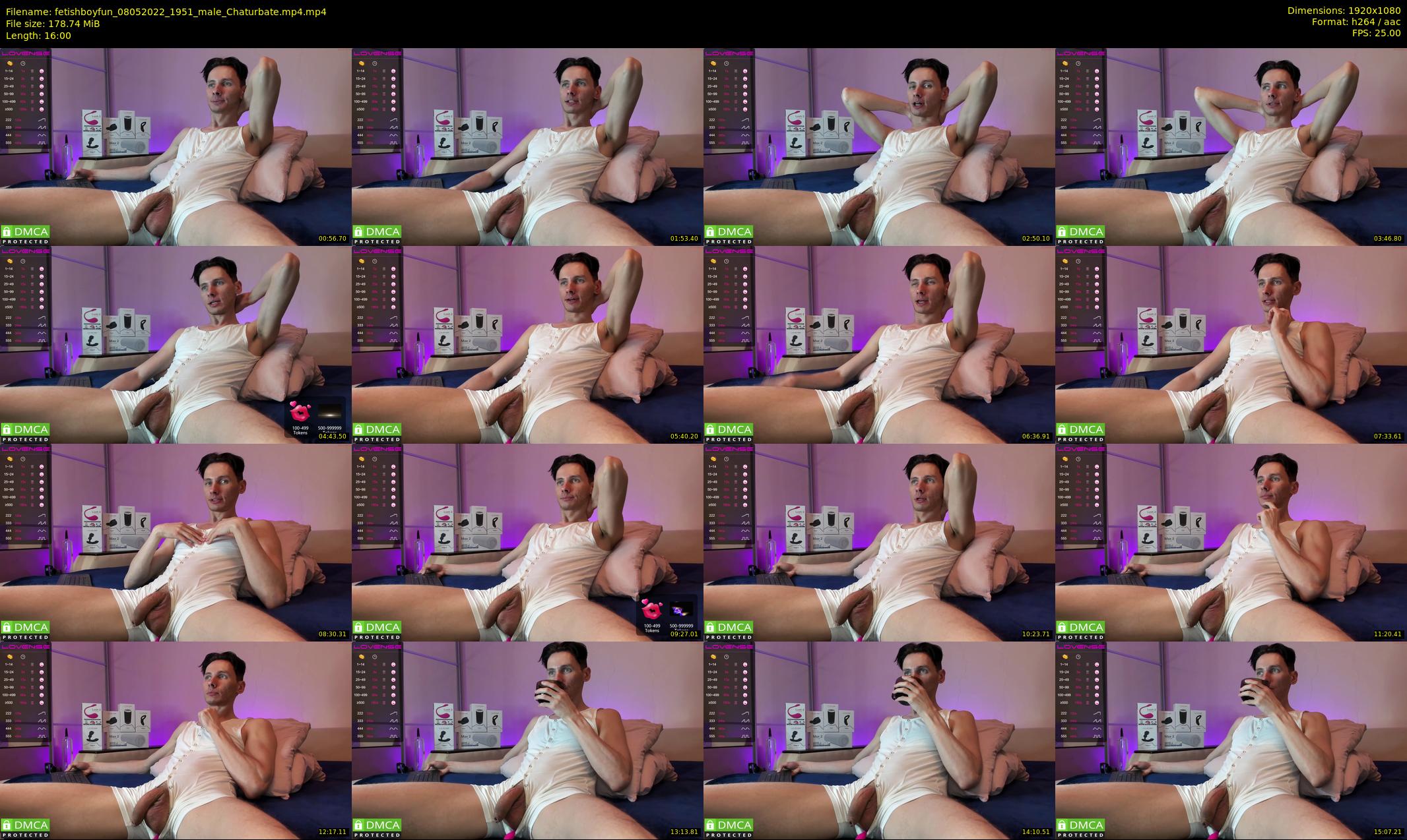 fetishboyfun — 16 minute Chaturbate male cam show recording, 1080p, May 8, 2022