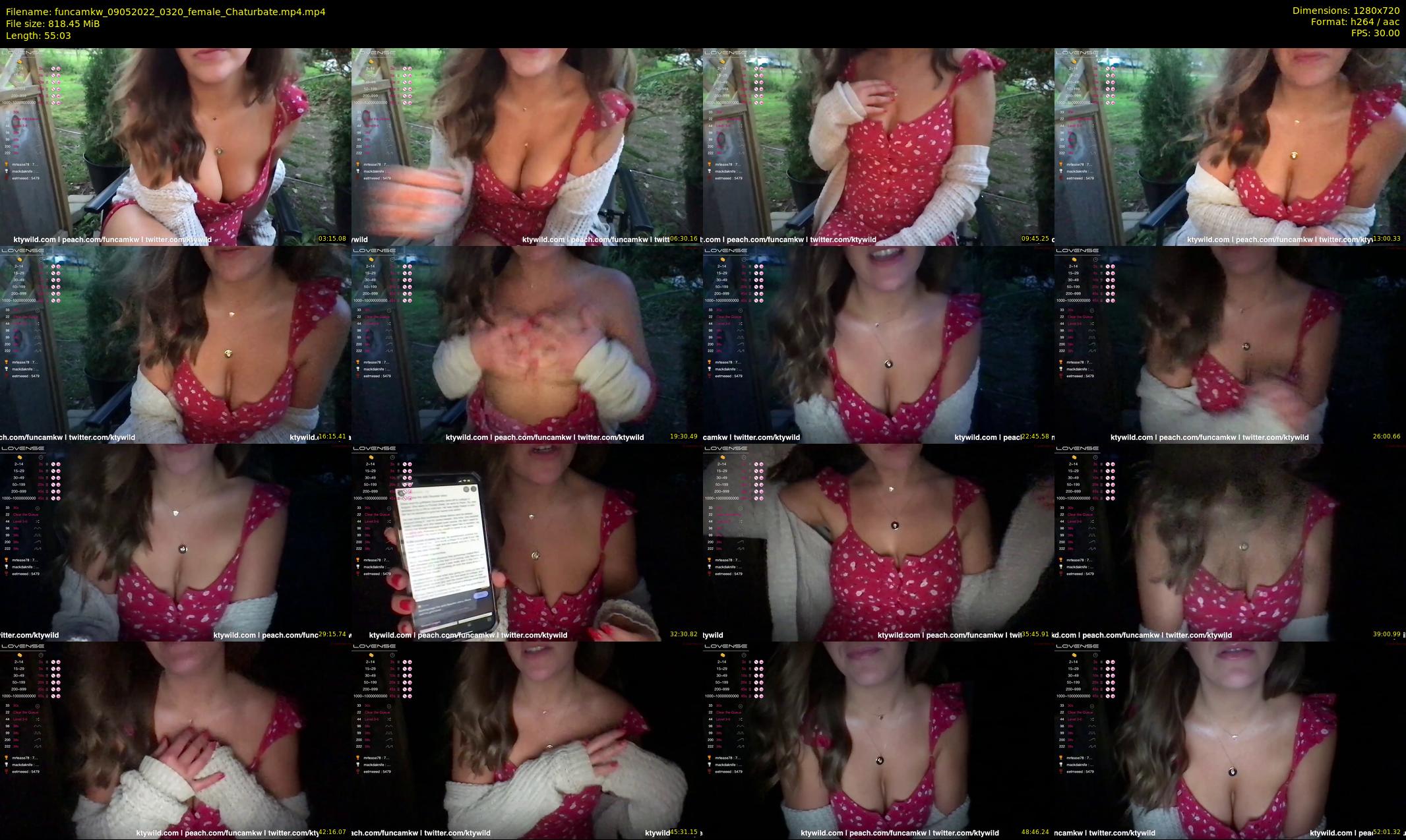 funcamkw — 56 minute Chaturbate female cam show recording, 720p, May 9, 2022