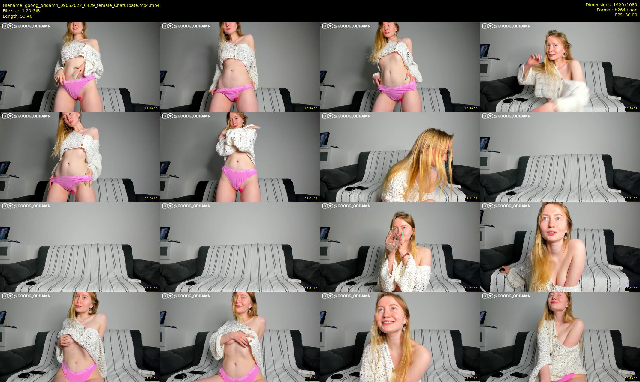 goodg_oddamn — 54 minute Chaturbate female cam show recording, 1080p, May 9, 2022