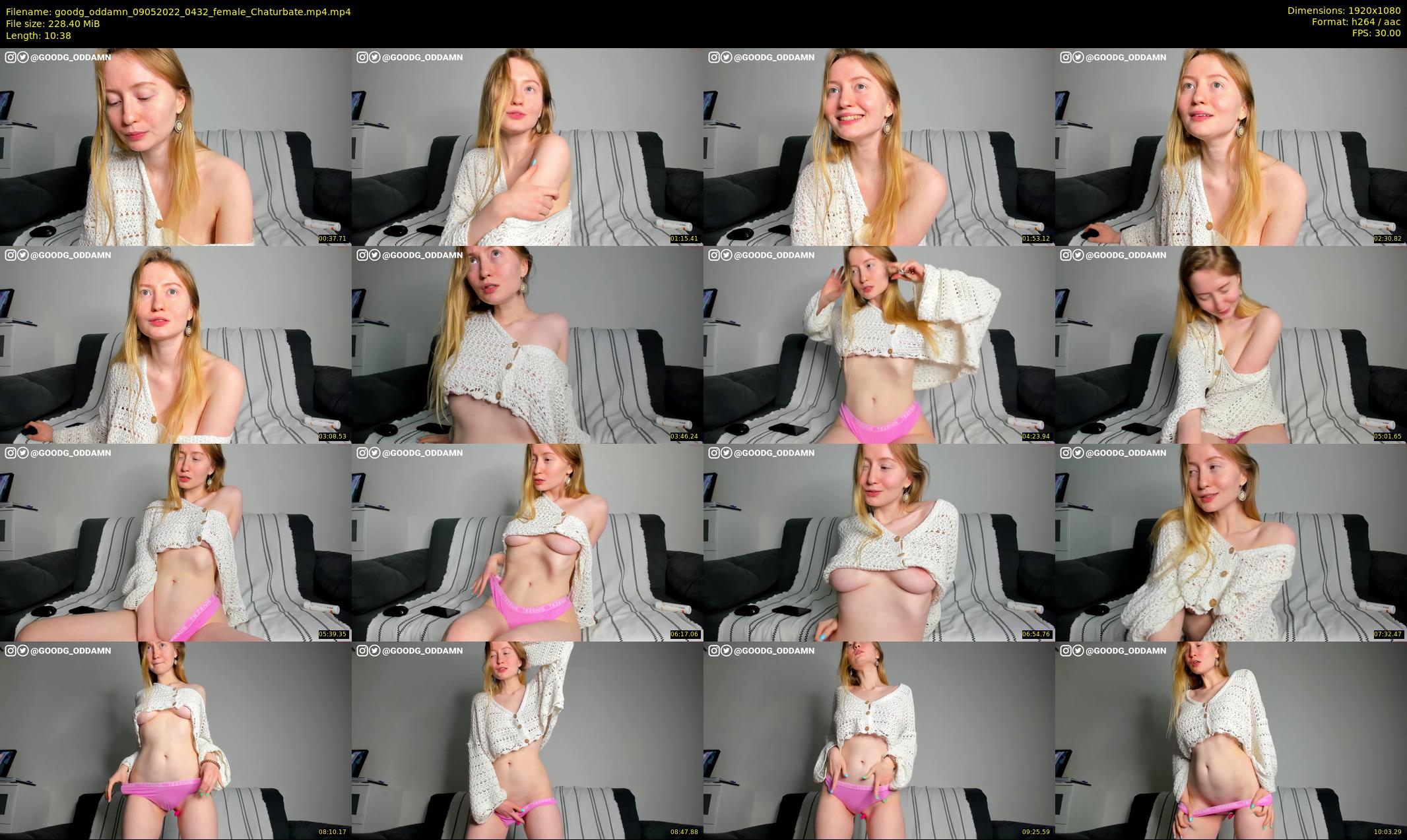 goodg_oddamn — 11 minute Chaturbate female cam show recording, 1080p, May 9, 2022