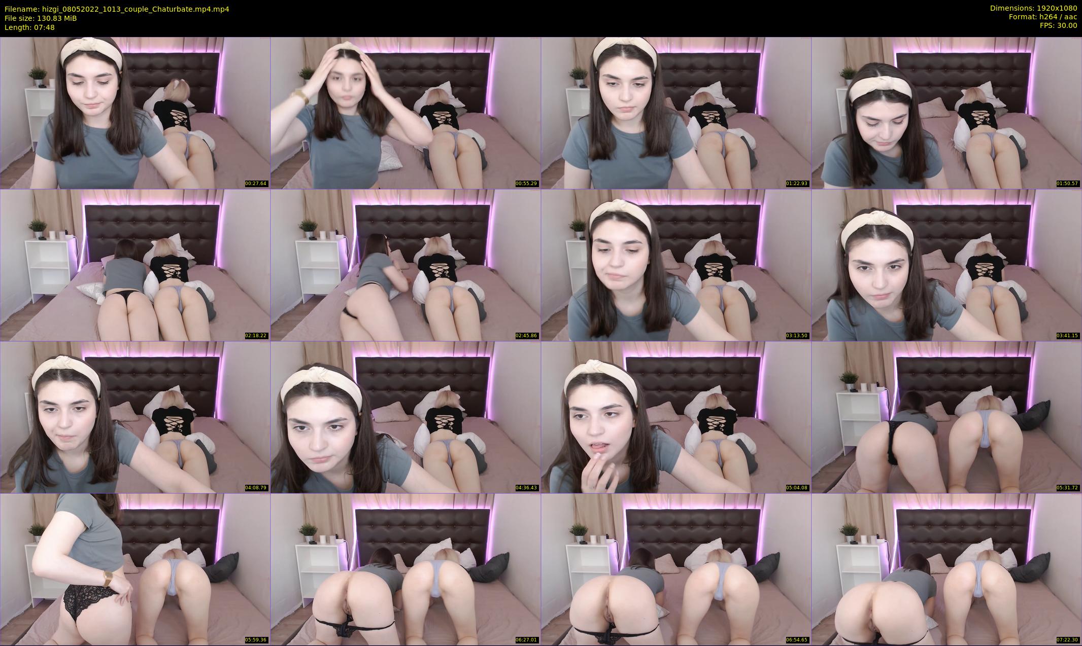 hizgi — 8 minute Chaturbate couple cam show recording, 1080p, May 8, 2022