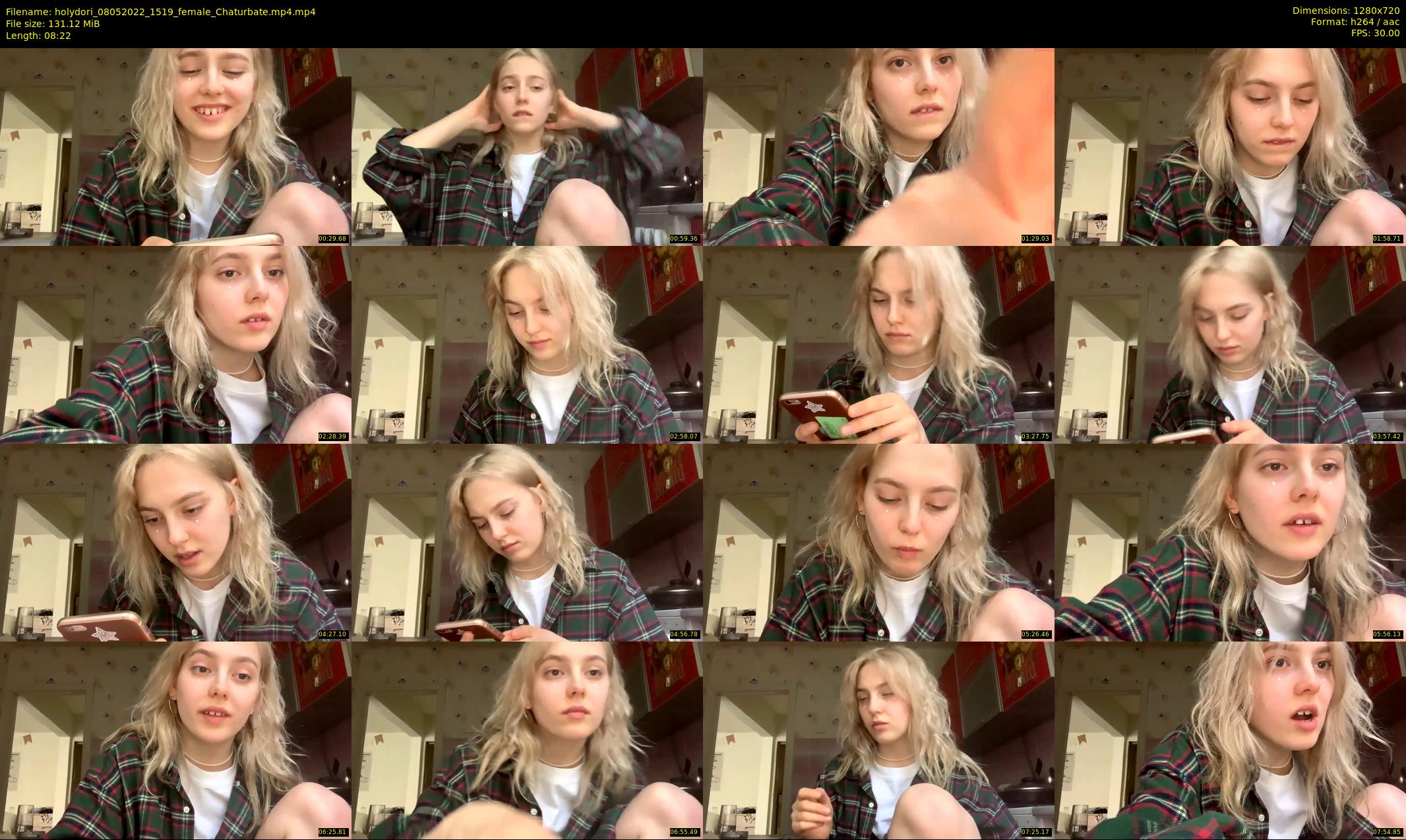 holydori — 9 minute Chaturbate female cam show recording, 720p, May 8, 2022