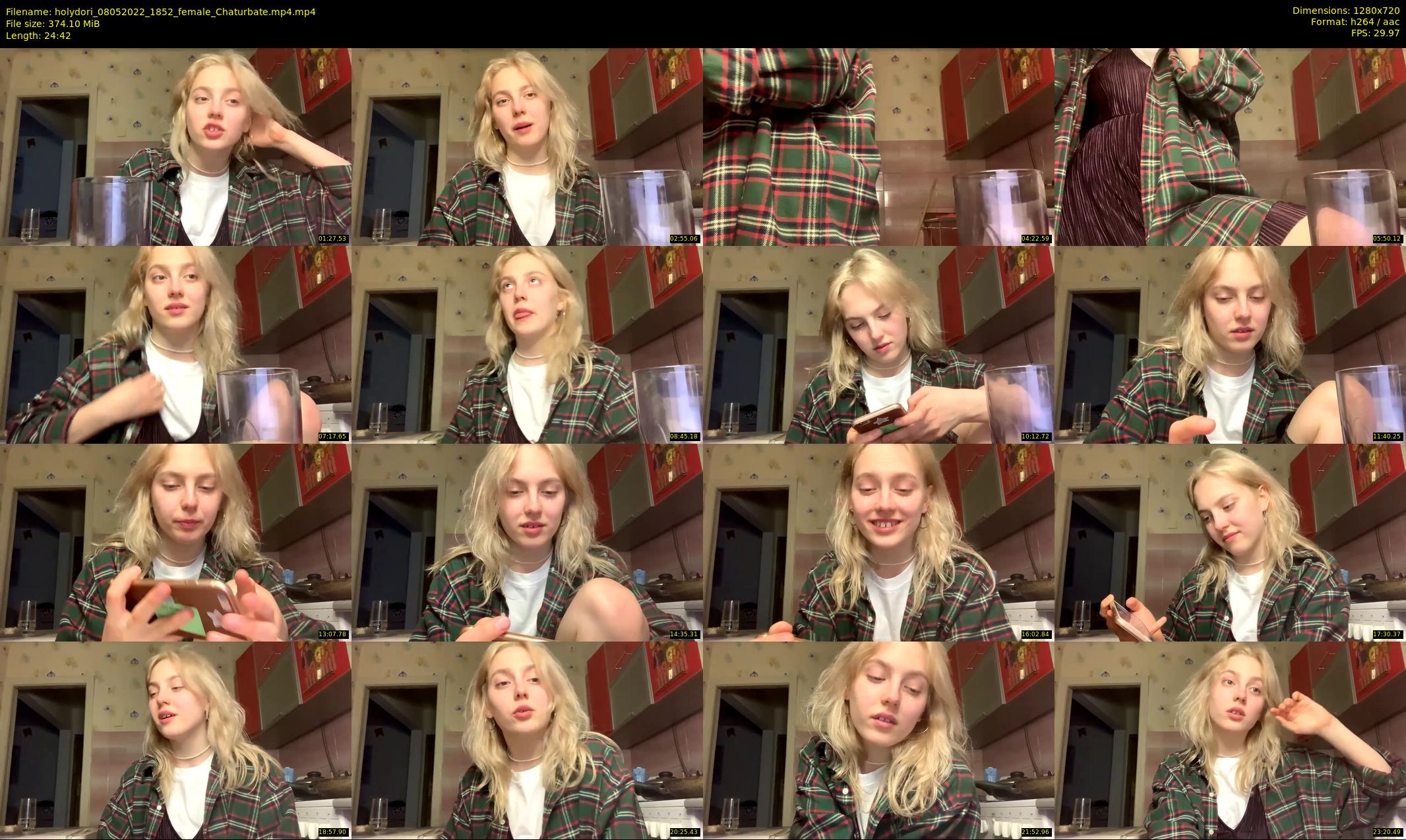 holydori — 25 minute Chaturbate female cam show recording, 720p, May 8, 2022