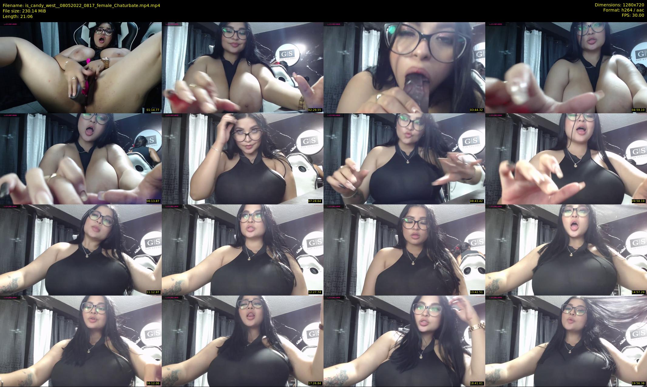 is_candy_west_ — 22 minute Chaturbate female cam show recording, 720p, May 8, 2022