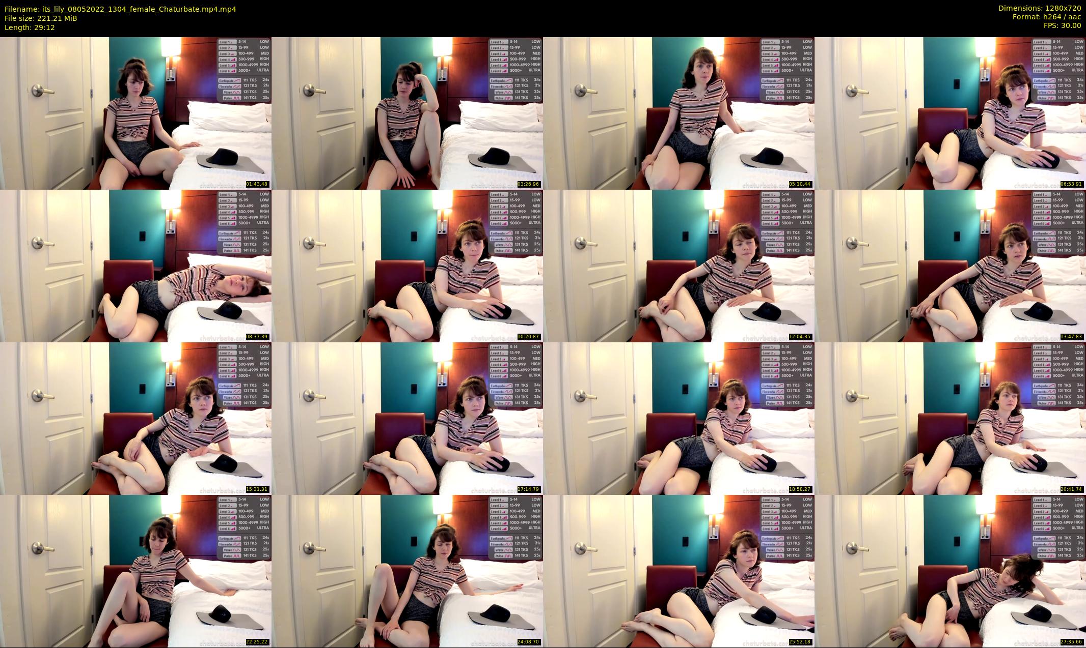 its_lily — 30 minute Chaturbate female cam show recording, 720p, May 8, 2022