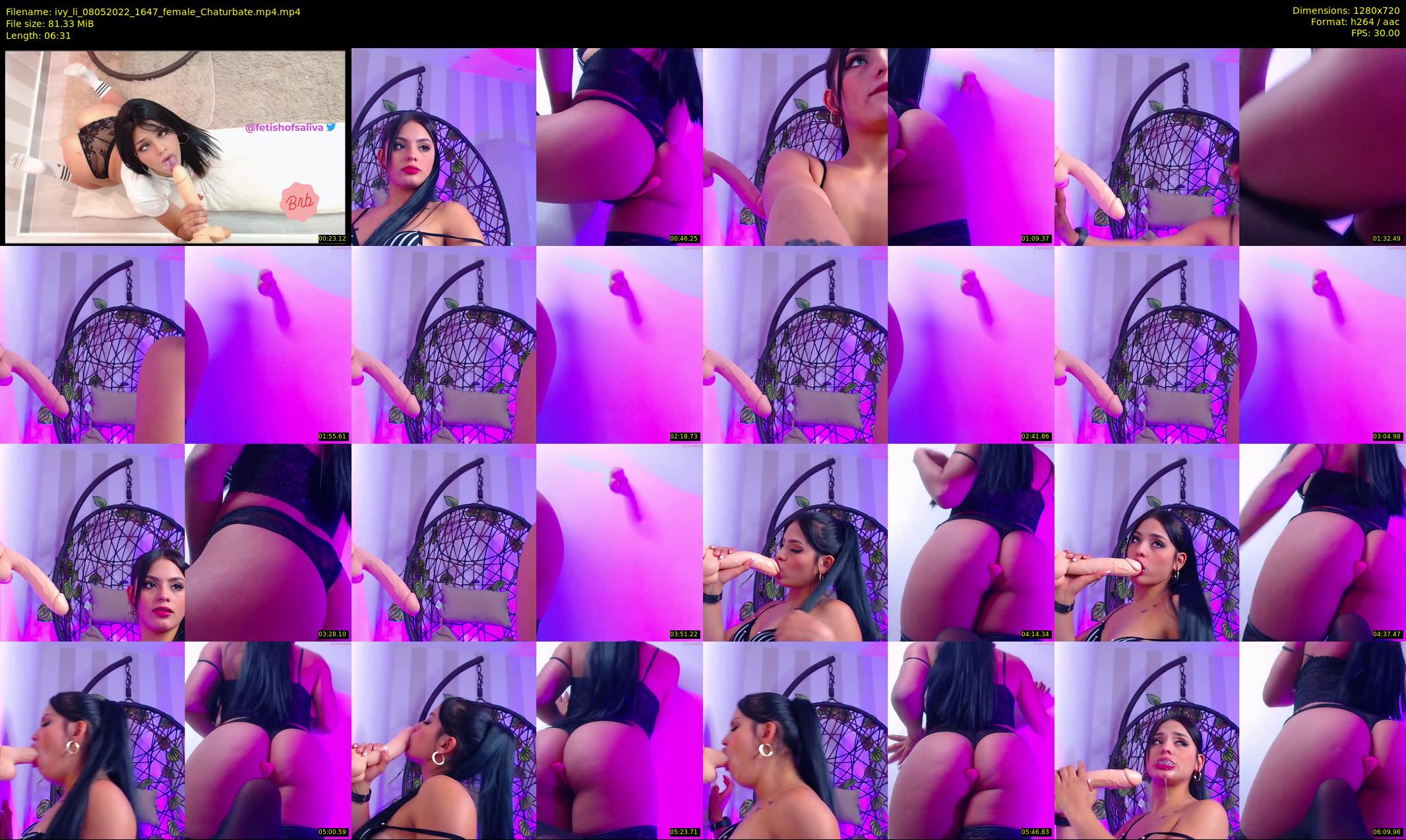 ivy_li — 7 minute Chaturbate female cam show recording, 720p, May 8, 2022