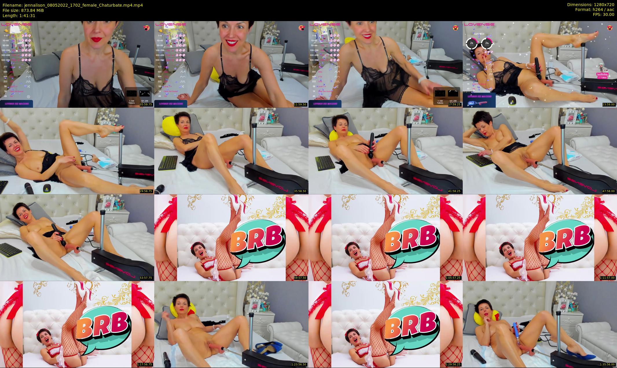 jennalison — 102 minute Chaturbate female cam show recording, 720p, May 8, 2022