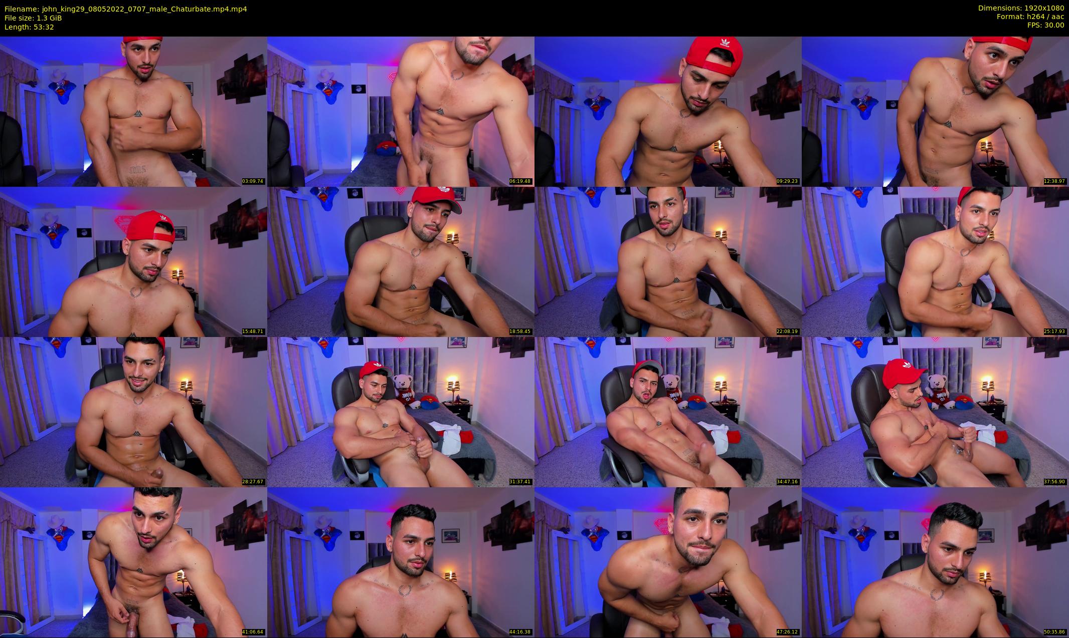 john_king29 — 54 minute Chaturbate male cam show recording, 1080p, May 8, 2022