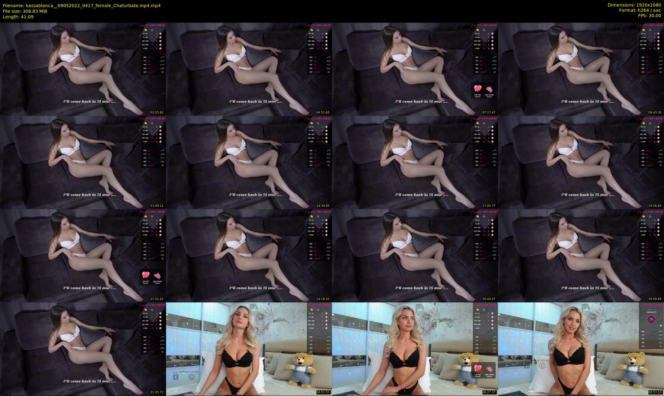 kassablanca_ — 42 minute Chaturbate female cam show recording, 1080p, May 9, 2022