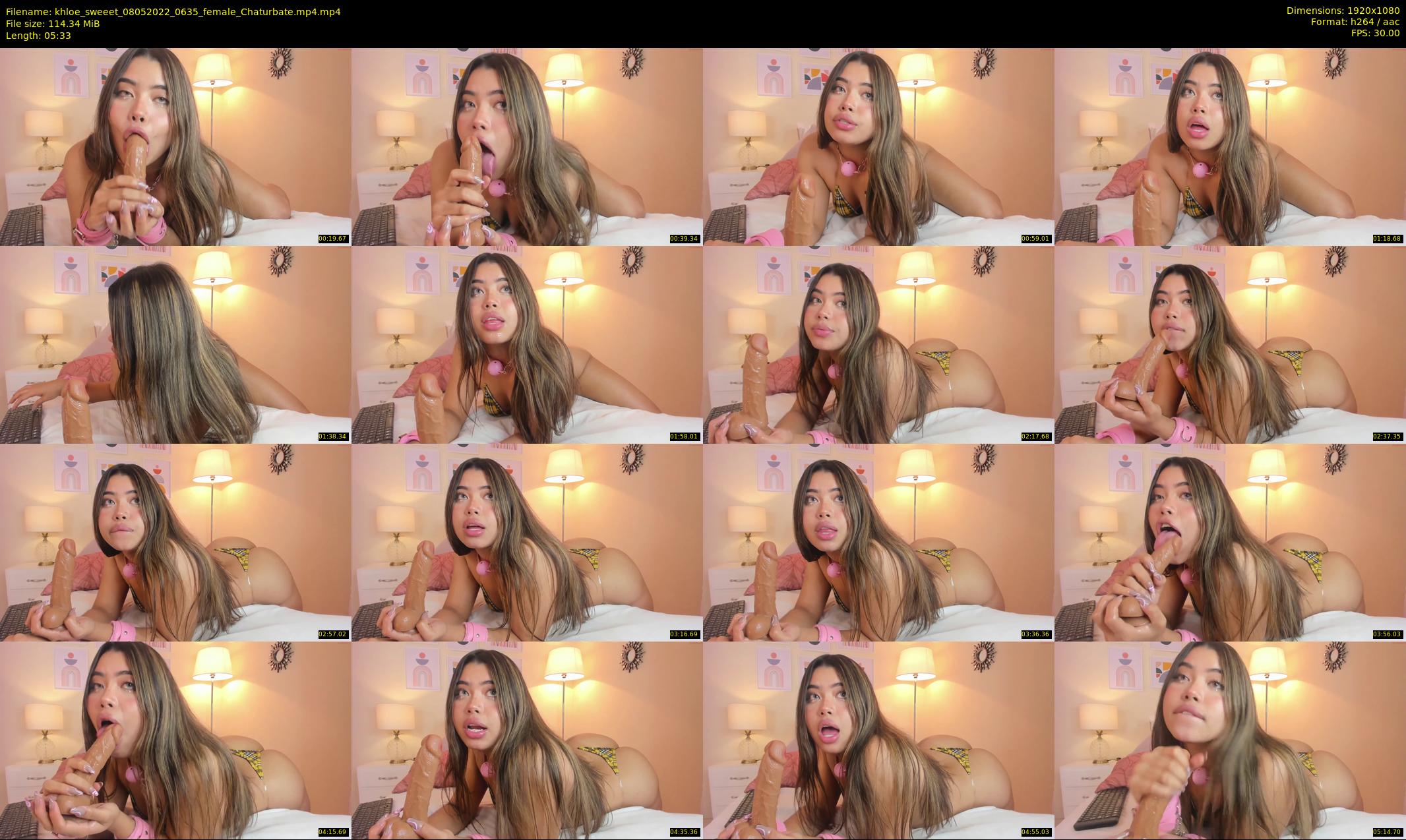 khloe_sweeet — 6 minute Chaturbate female cam show recording, 1080p, May 8, 2022