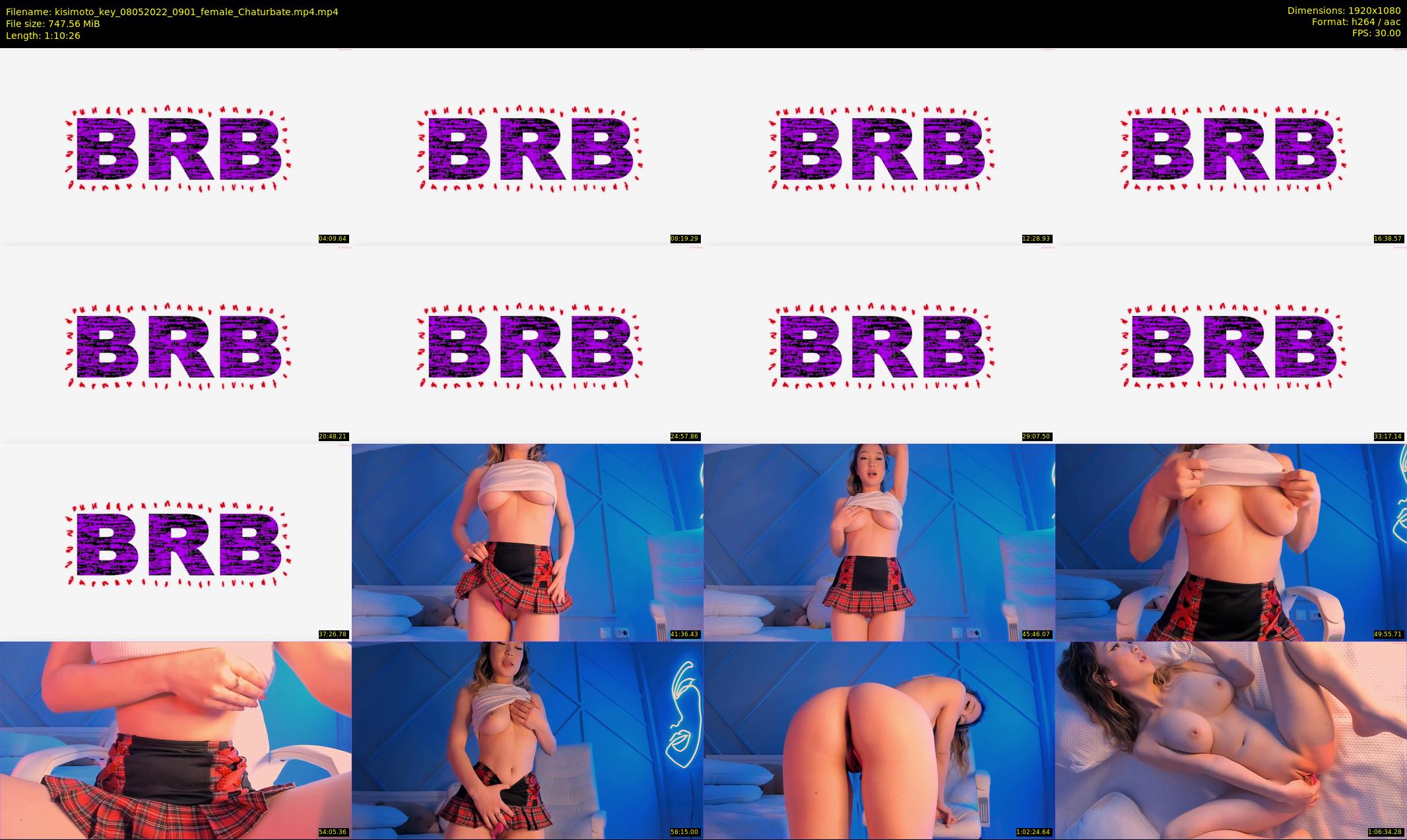 kisimoto_key — 71 minute Chaturbate female cam show recording, 1080p, May 8, 2022
