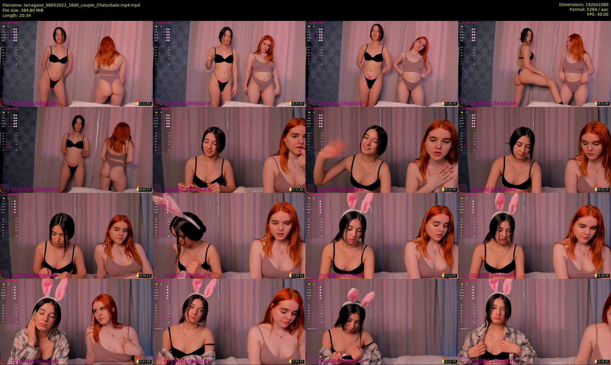 larragane — 21 minute Chaturbate couple cam show recording, 1080p, May 8, 2022