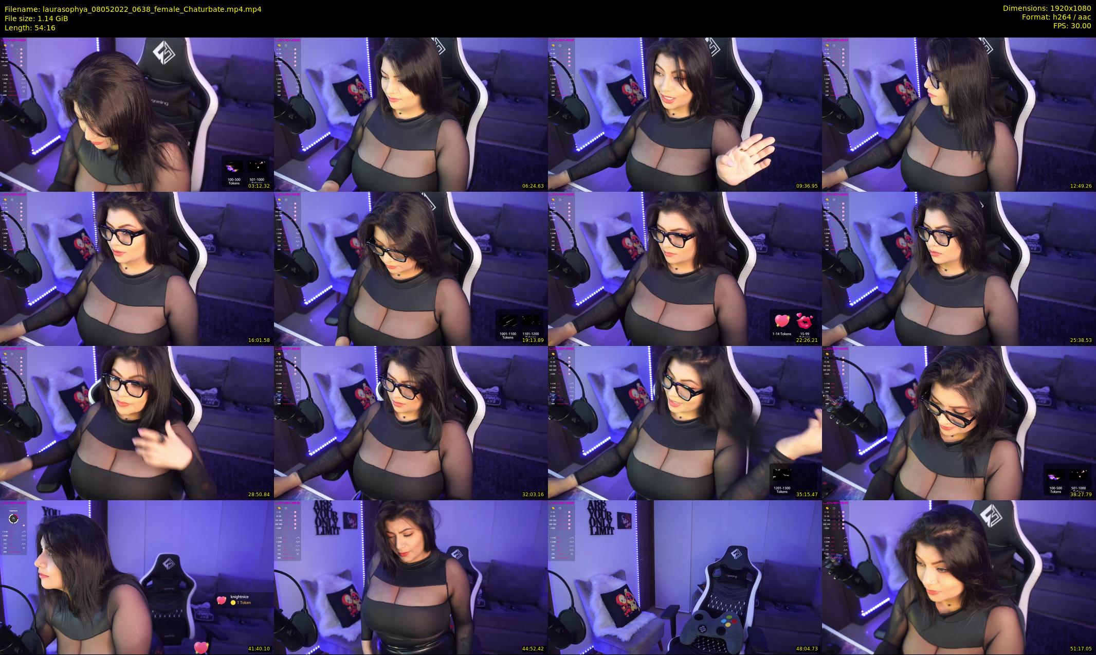 laurasophya — 55 minute Chaturbate female cam show recording, 1080p, May 8, 2022