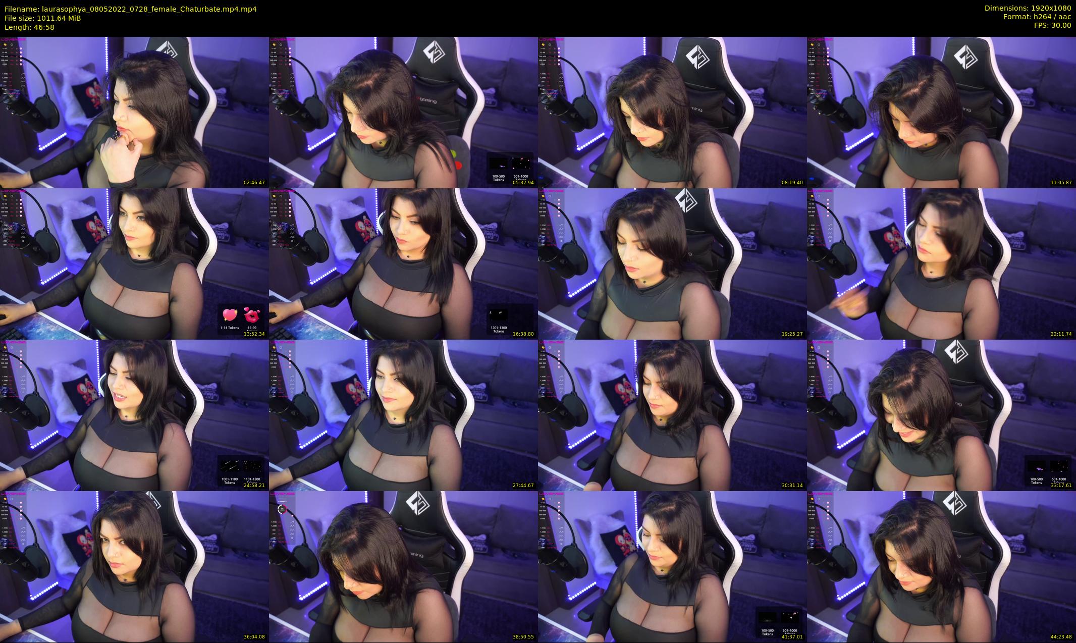 laurasophya — 47 minute Chaturbate female cam show recording, 1080p, May 8, 2022