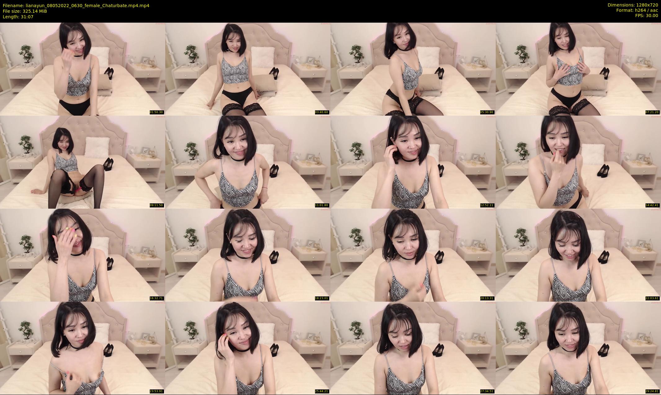 lianayun — 32 minute Chaturbate female cam show recording, 720p, May 8, 2022