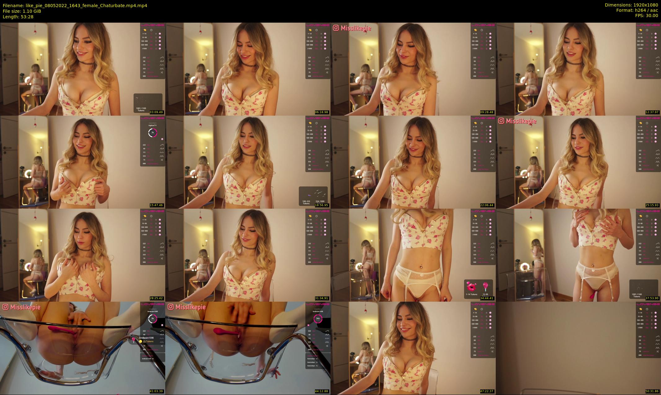 like_pie — 54 minute Chaturbate couple cam show recording, 1080p, May 8, 2022