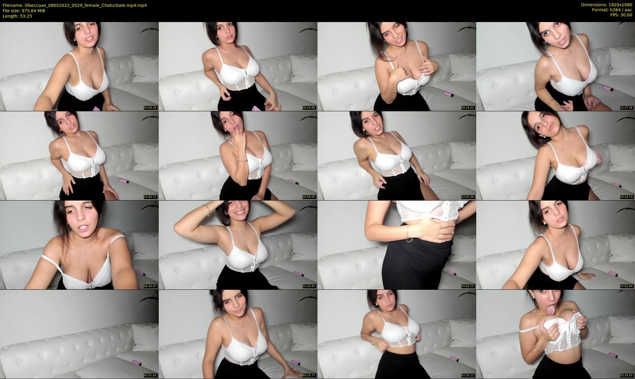 lilbeccaxo — 54 minute Chaturbate female cam show recording, 1080p, May 8, 2022