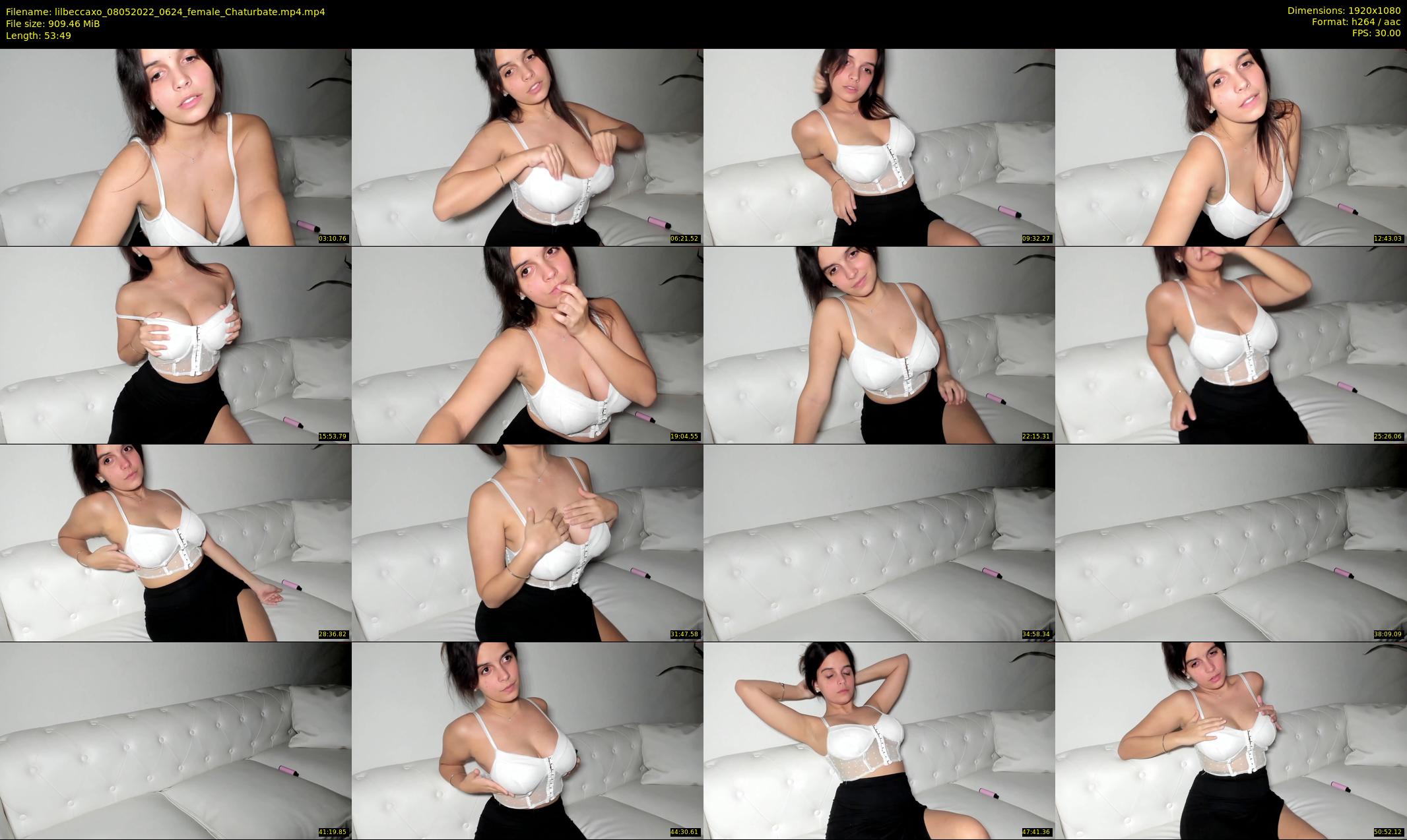 lilbeccaxo — 54 minute Chaturbate female cam show recording, 1080p, May 8, 2022