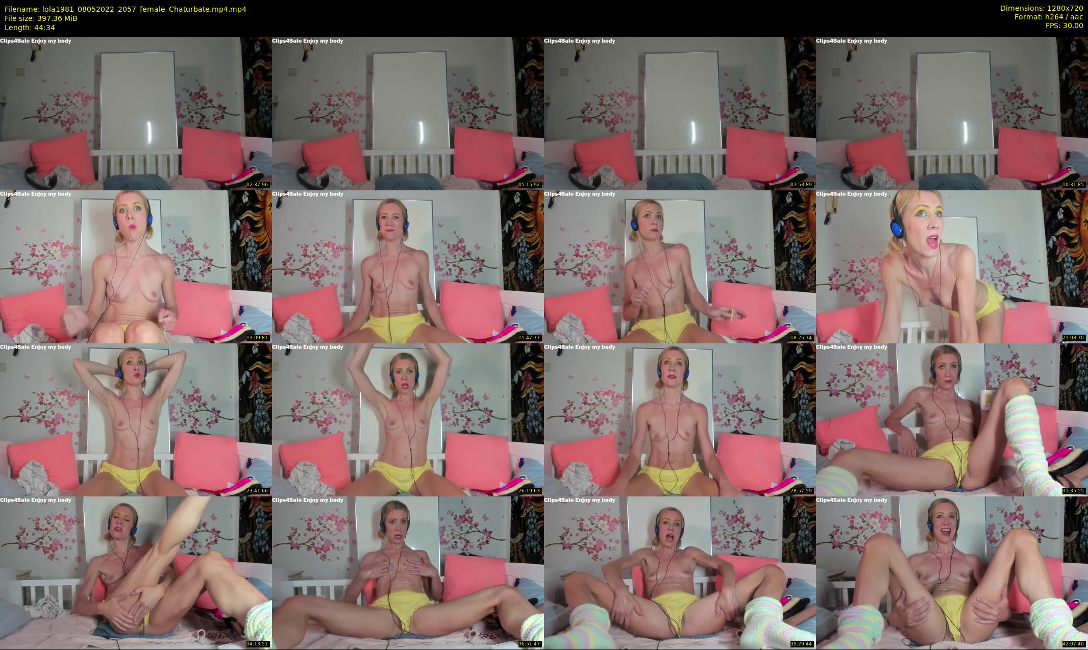 lola1981 — 45 minute Chaturbate female cam show recording, 720p, May 8, 2022
