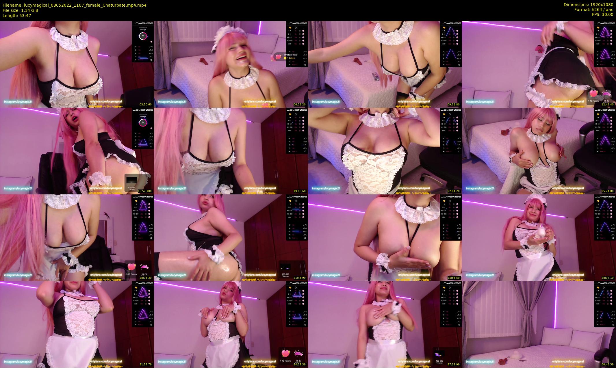 lucymagical — 54 minute Chaturbate female cam show recording, 1080p, May 8, 2022