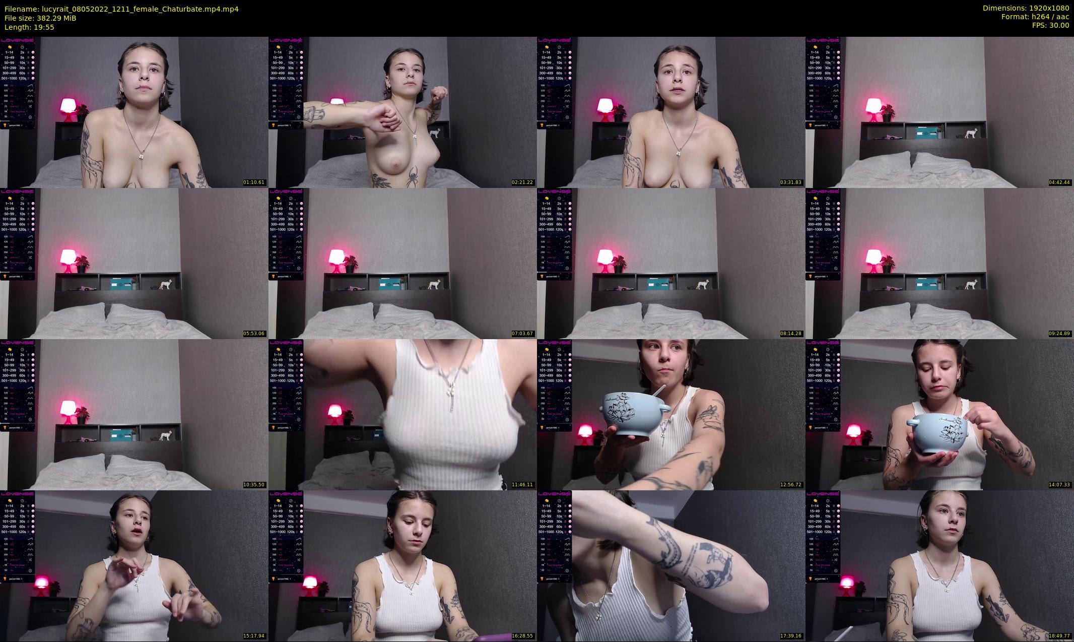 lucyrait — 20 minute Chaturbate female cam show recording, 1080p, May 8, 2022