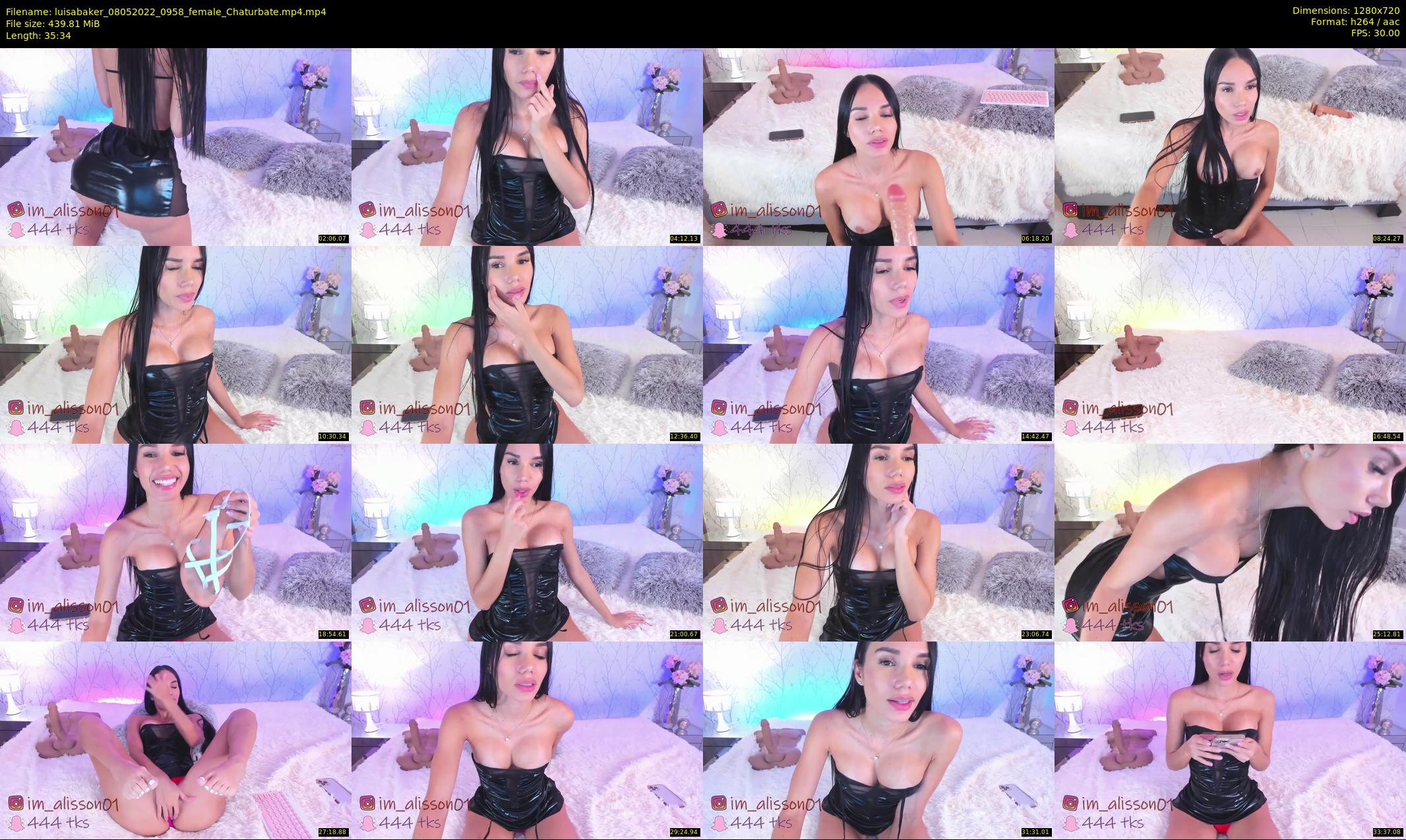 luisabaker — 36 minute Chaturbate female cam show recording, 720p, May 8, 2022