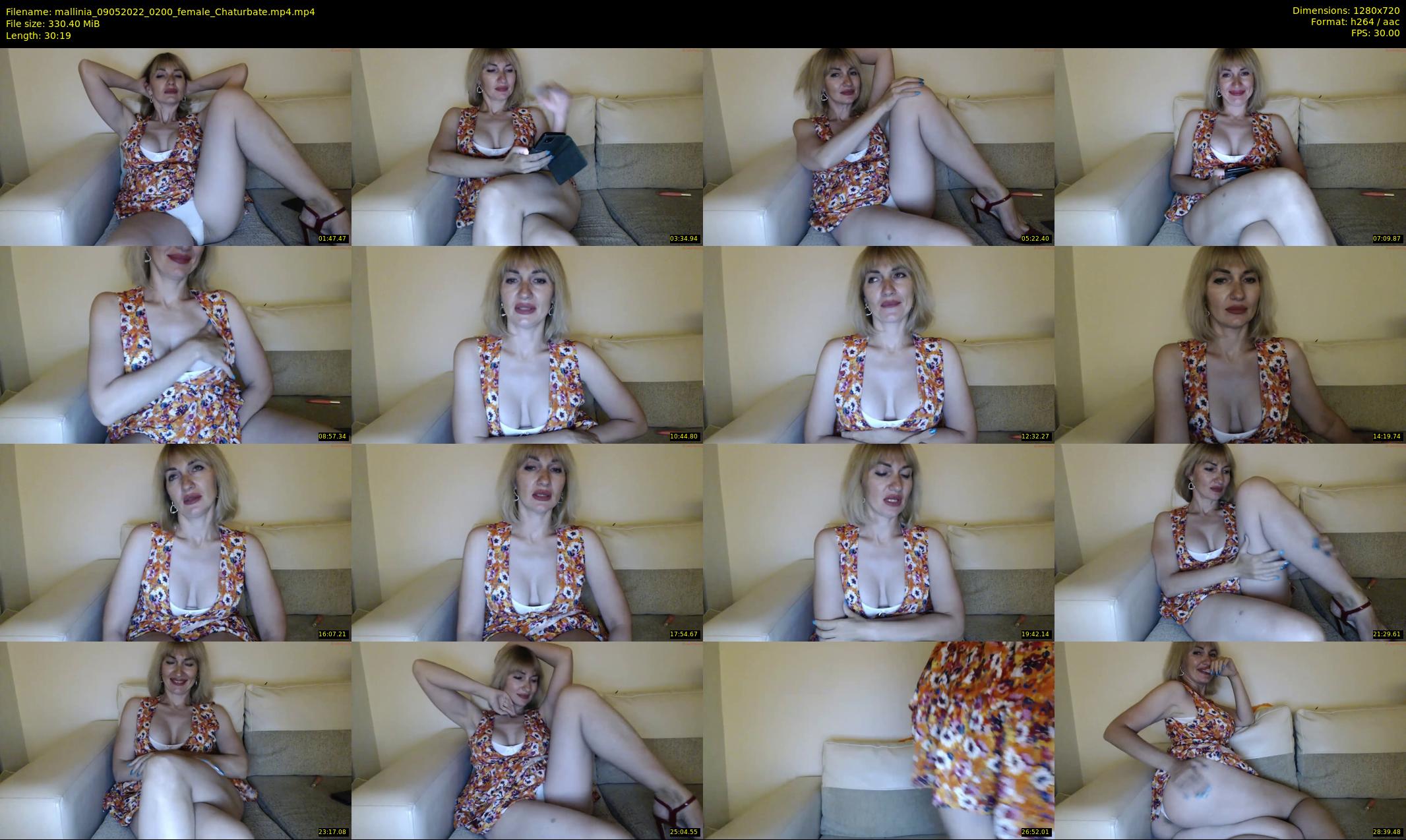 mallinia — 31 minute Chaturbate female cam show recording, 720p, May 9, 2022