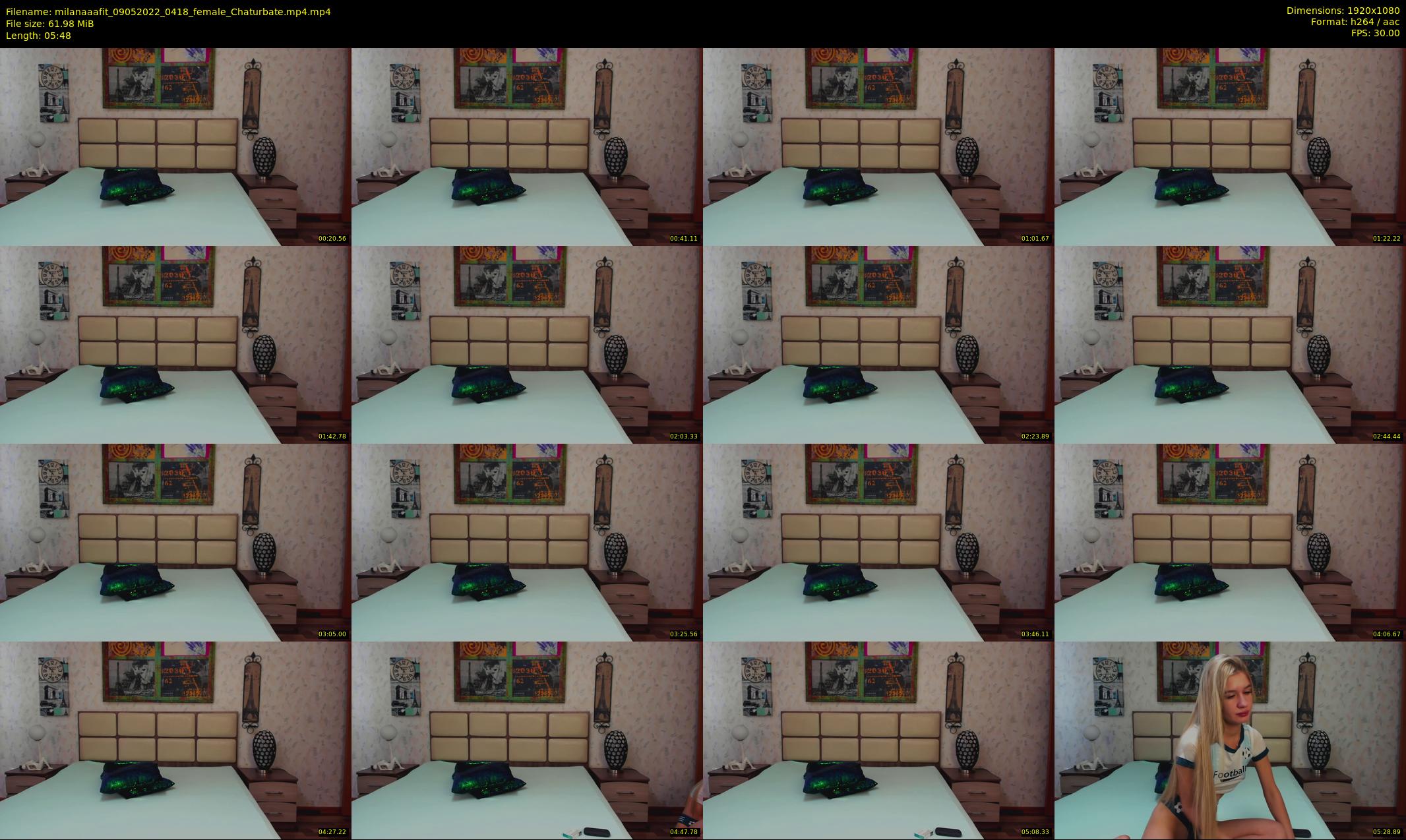 milanaaafit — 6 minute Chaturbate couple cam show recording, 1080p, May 9, 2022
