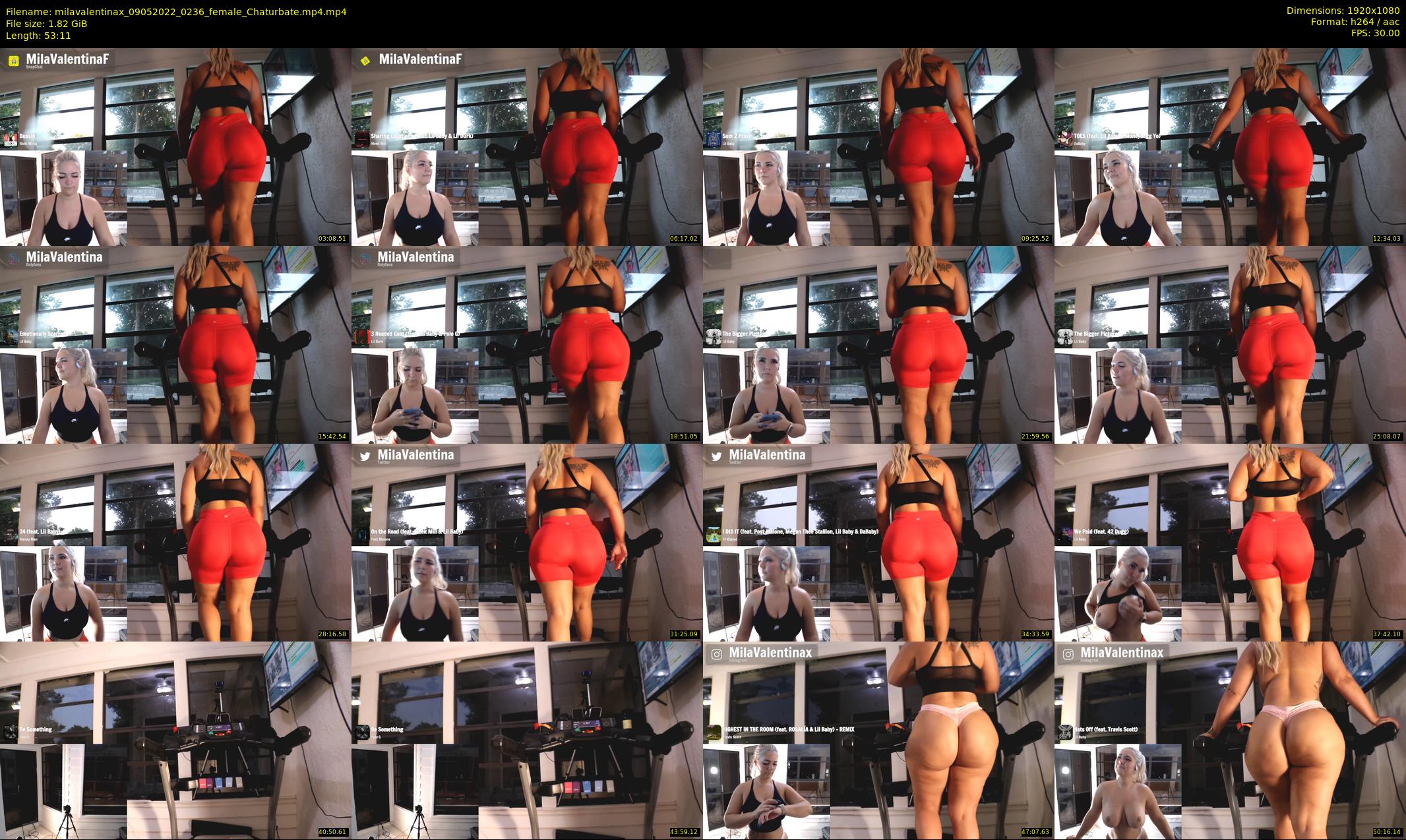 milavalentinax — 54 minute Chaturbate female cam show recording, 1080p, May 9, 2022