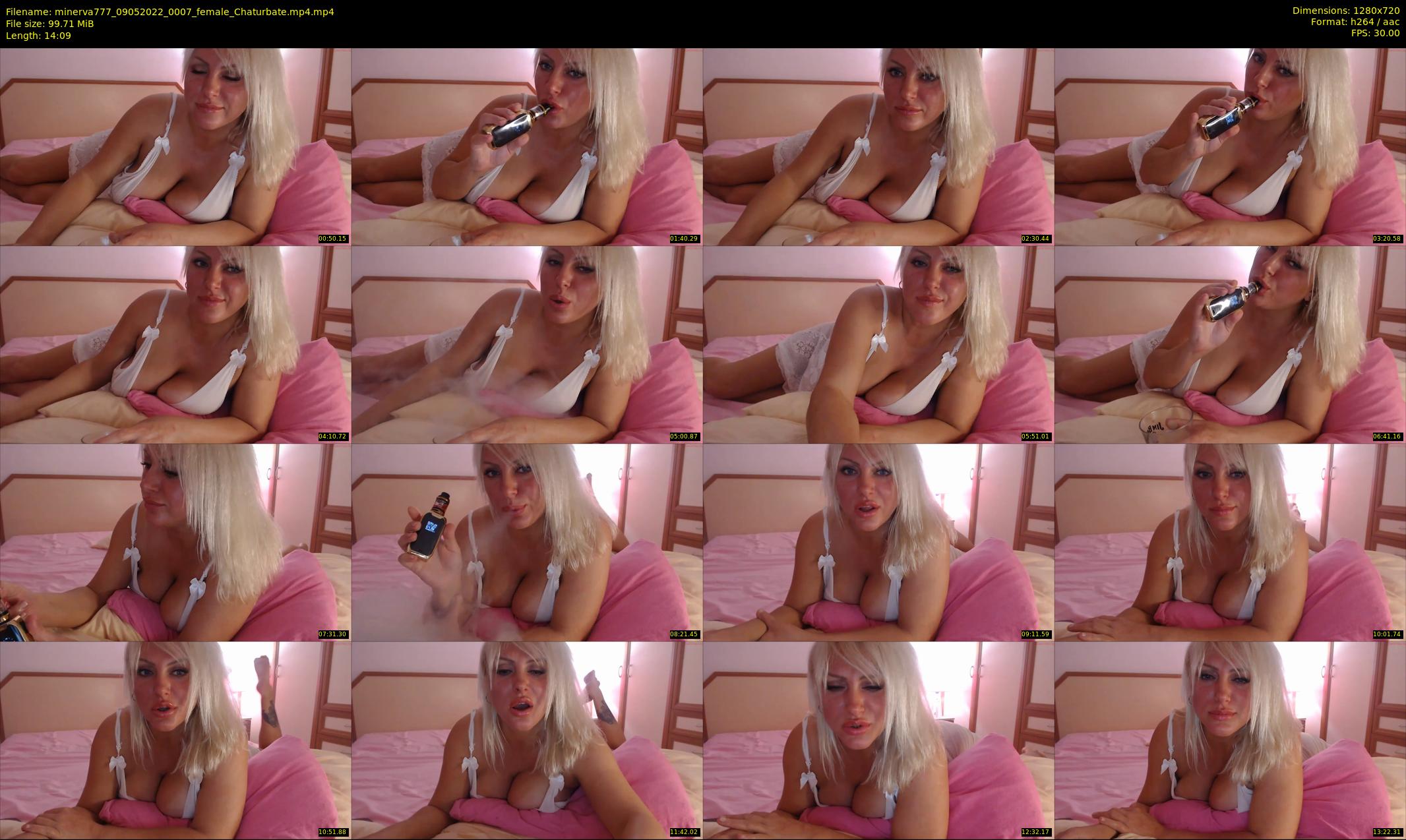 minerva777 — 15 minute Chaturbate female cam show recording, 720p, May 9, 2022