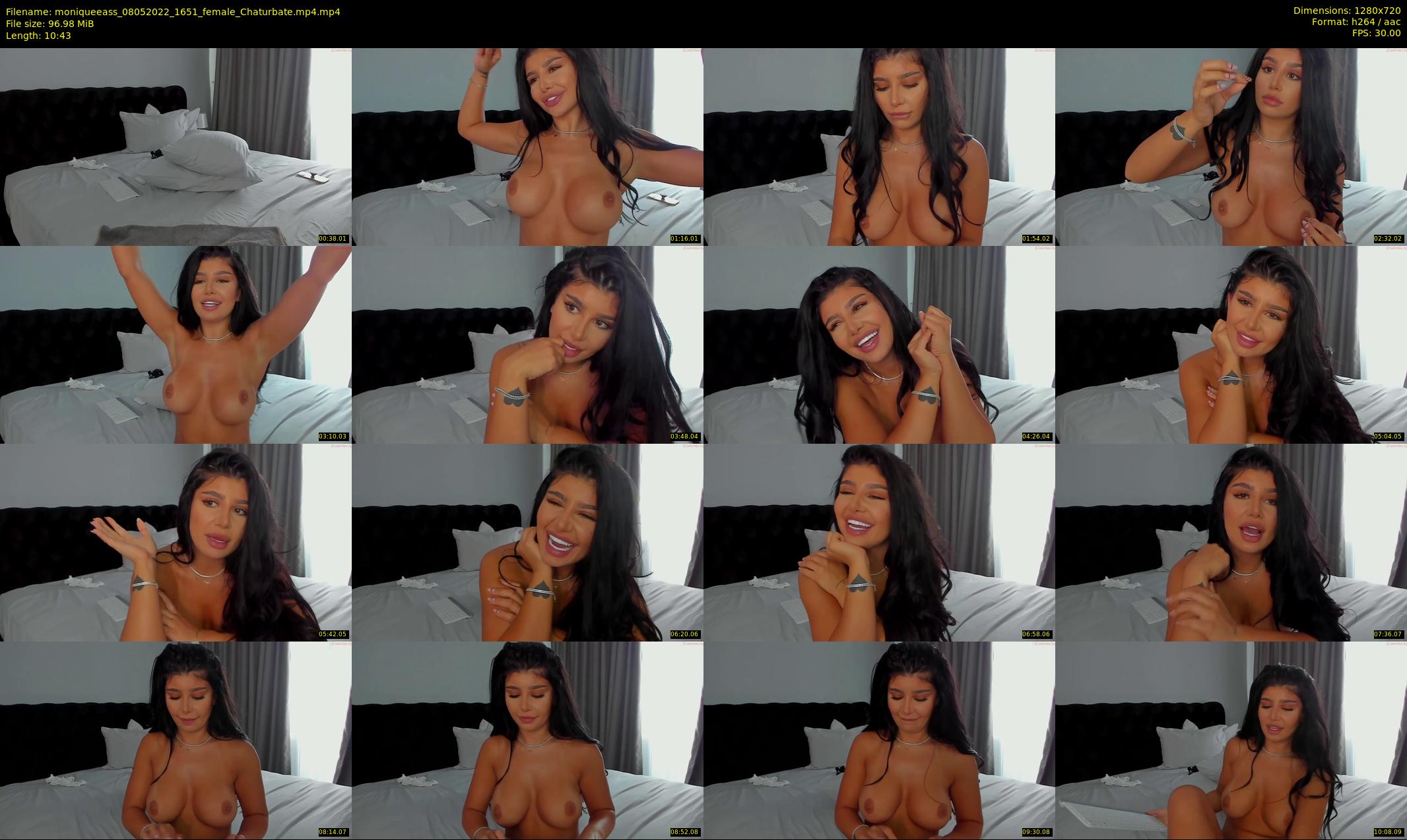 moniqueeass — 11 minute Chaturbate female cam show recording, 720p, May 8, 2022