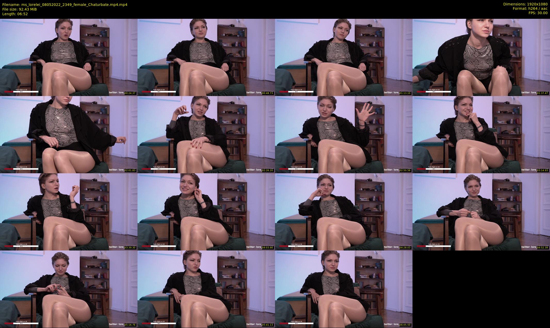 ms_lorelei — 7 minute Chaturbate female cam show recording, 1080p, May 8, 2022