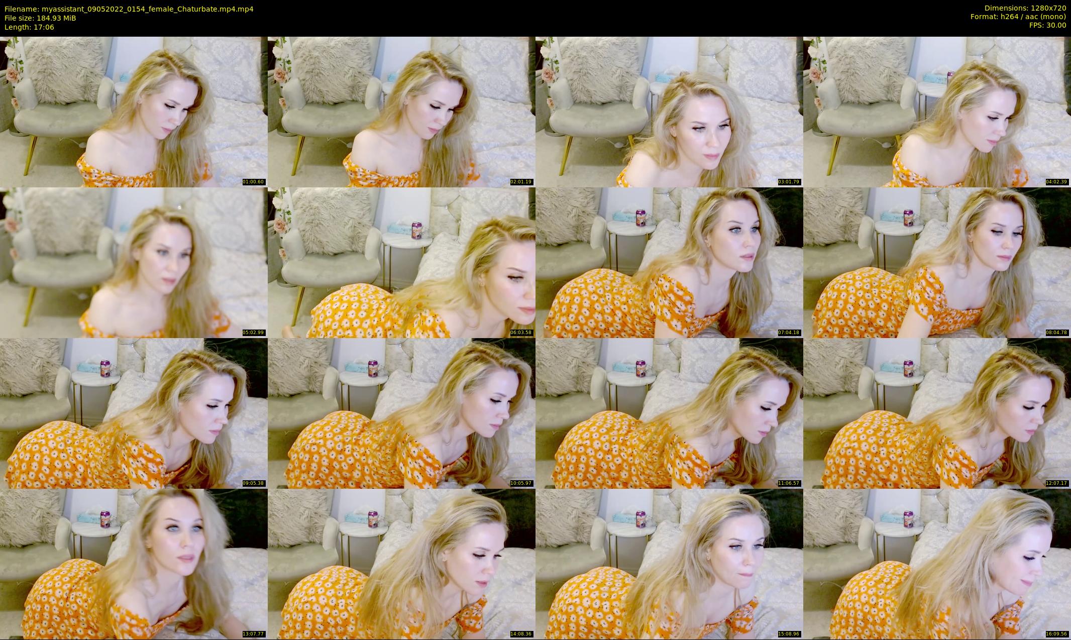 myassistant — 18 minute Chaturbate female cam show recording, 720p, May 9, 2022