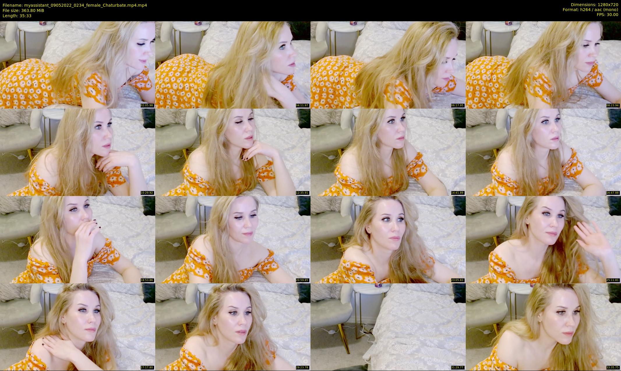 myassistant — 36 minute Chaturbate female cam show recording, 720p, May 9, 2022