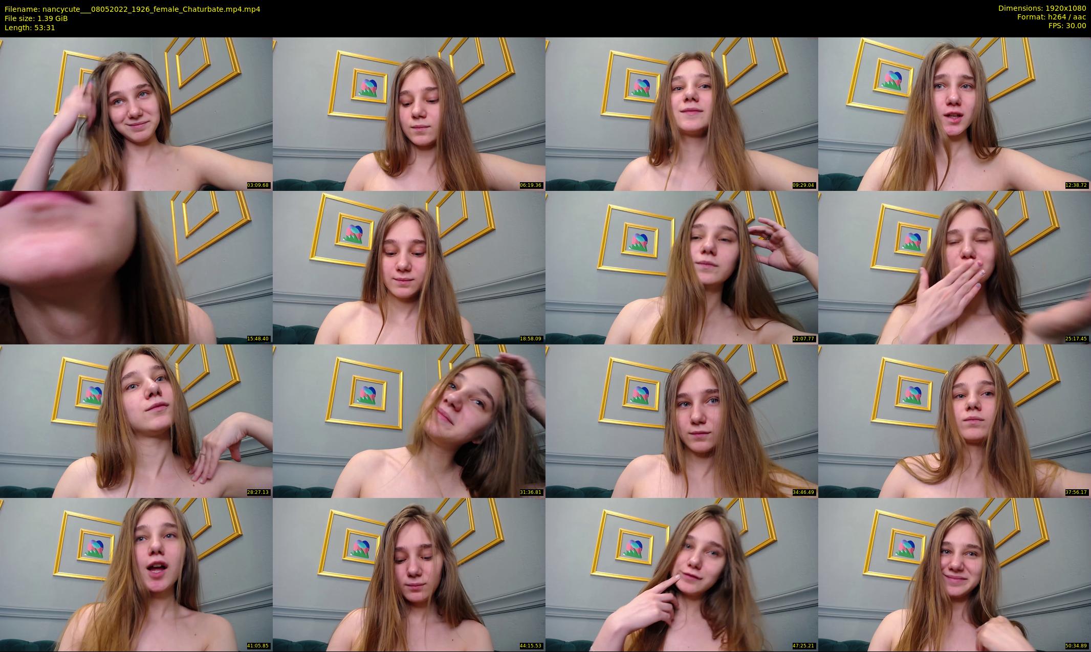 nancycute__ — 54 minute Chaturbate female cam show recording, 1080p, May 8, 2022