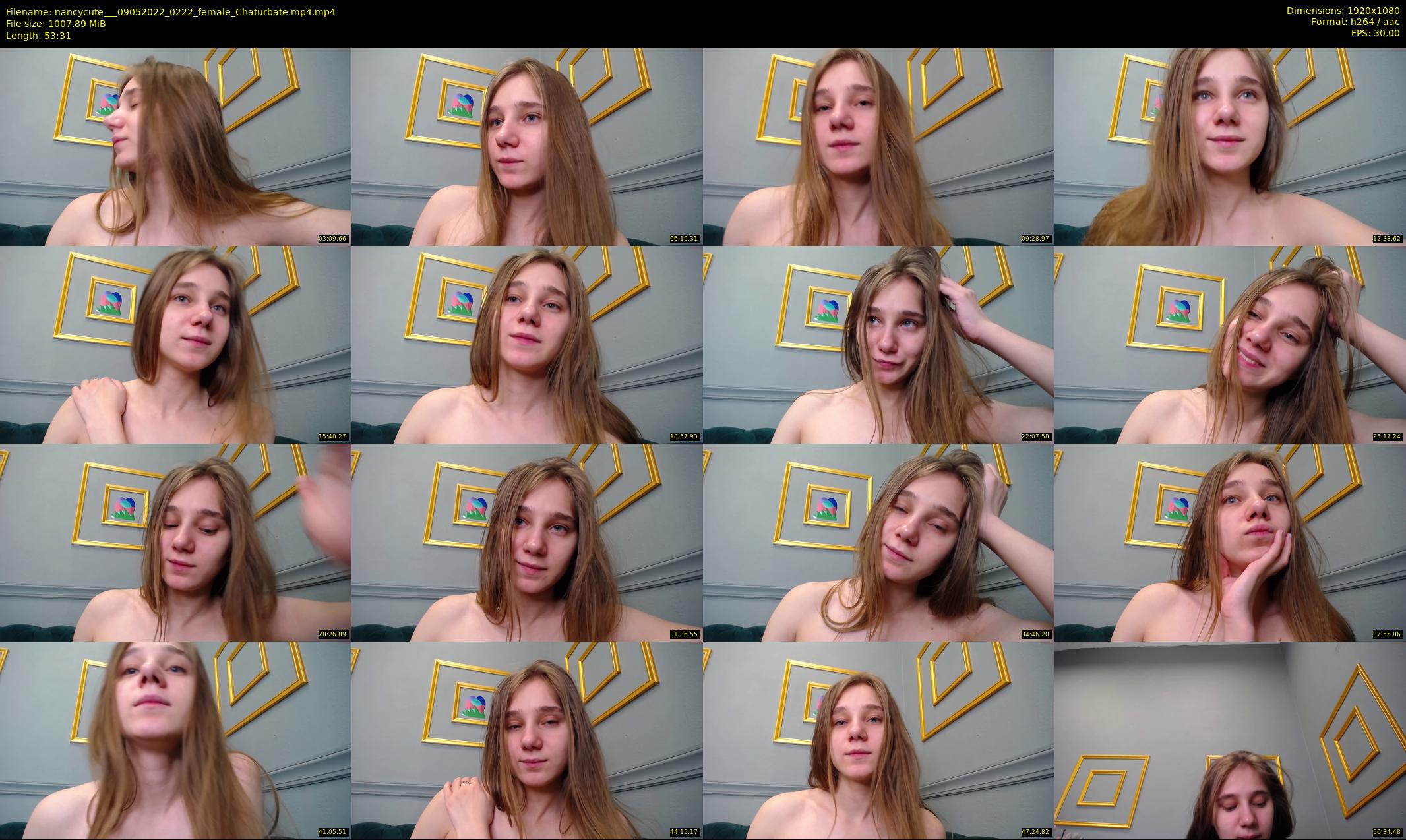 nancycute__ — 54 minute Chaturbate female cam show recording, 1080p, May 9, 2022