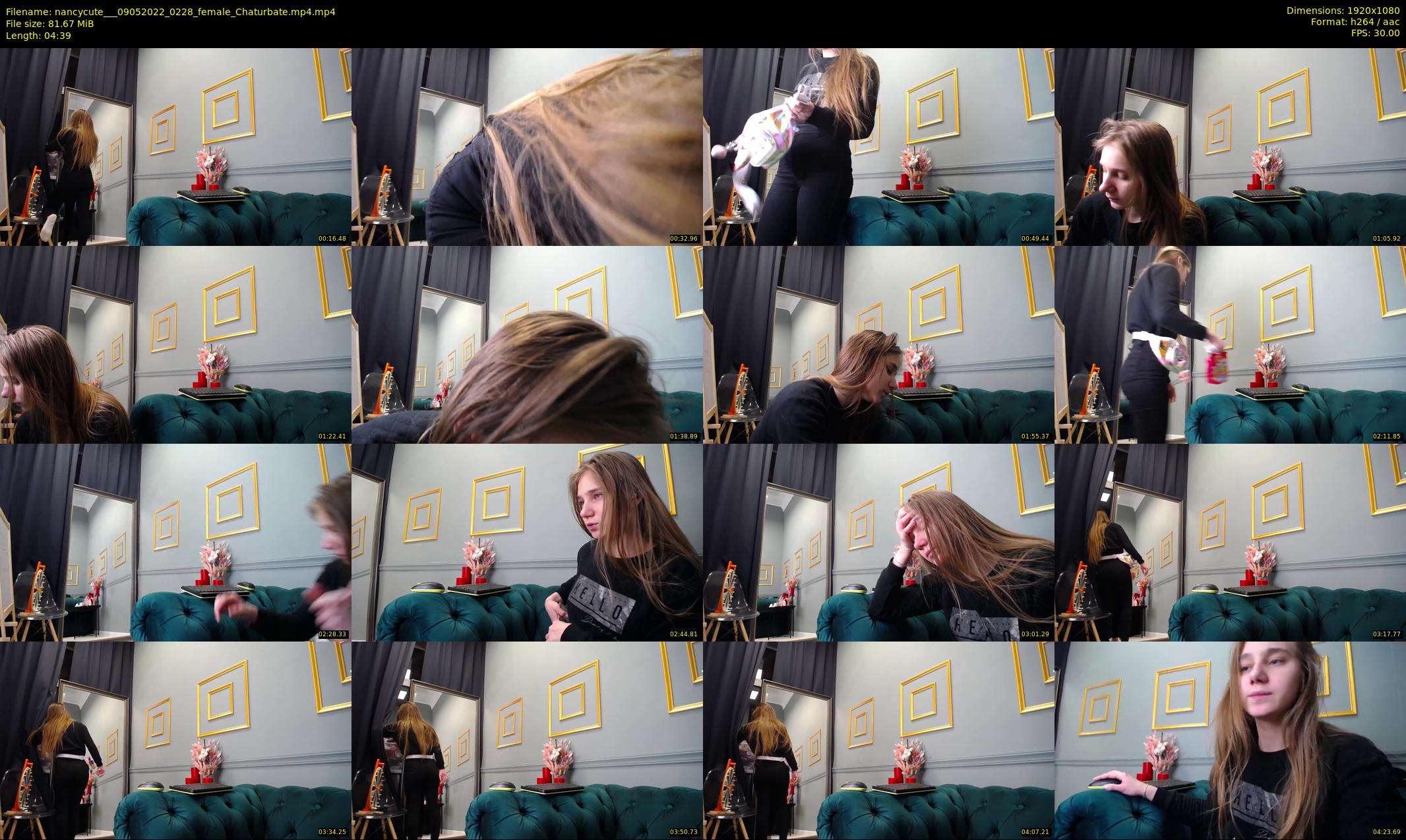 nancycute__ — 5 minute Chaturbate female cam show recording, 1080p, May 9, 2022