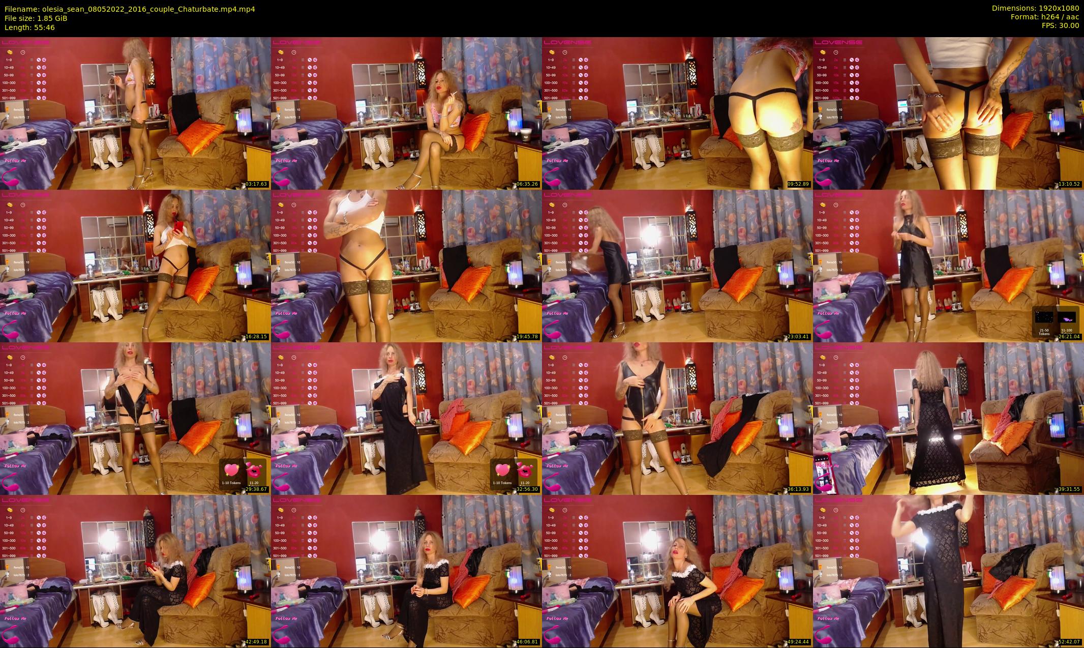 olesia_sean — 56 minute Chaturbate couple cam show recording, 1080p, May 8, 2022