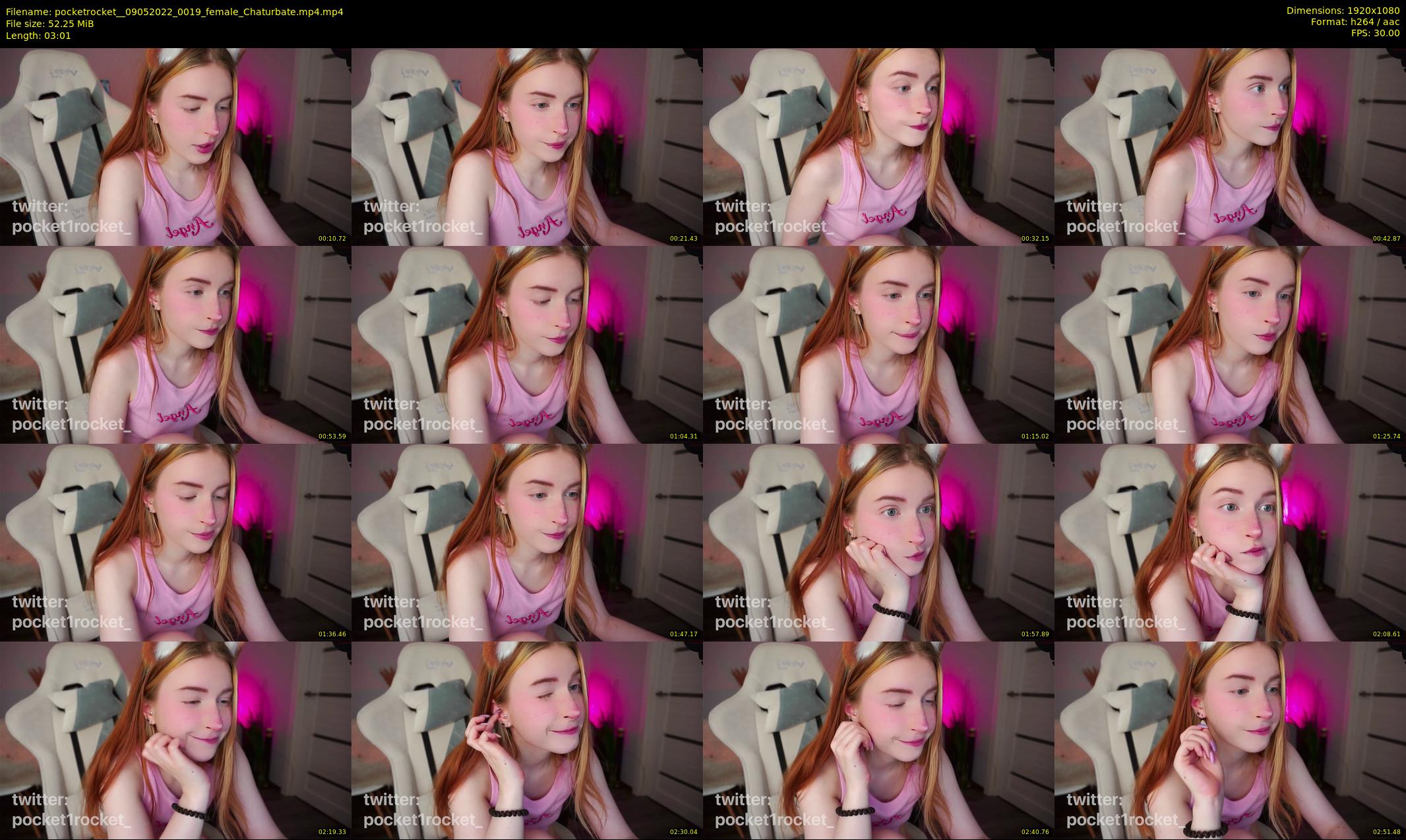 pocketrocket_ — 4 minute Chaturbate female cam show recording, 1080p, May 9, 2022