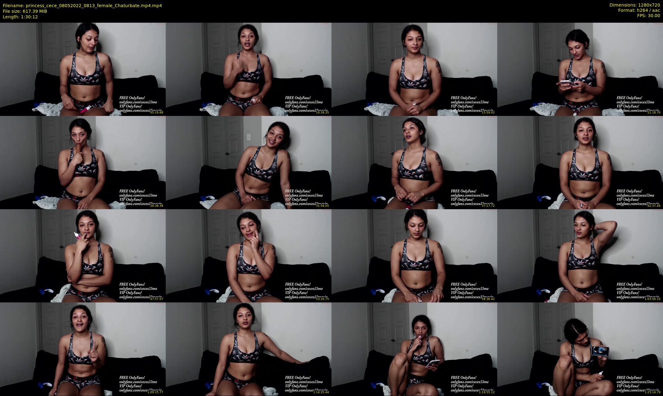 princess_cece — 91 minute Chaturbate female cam show recording, 720p, May 8, 2022