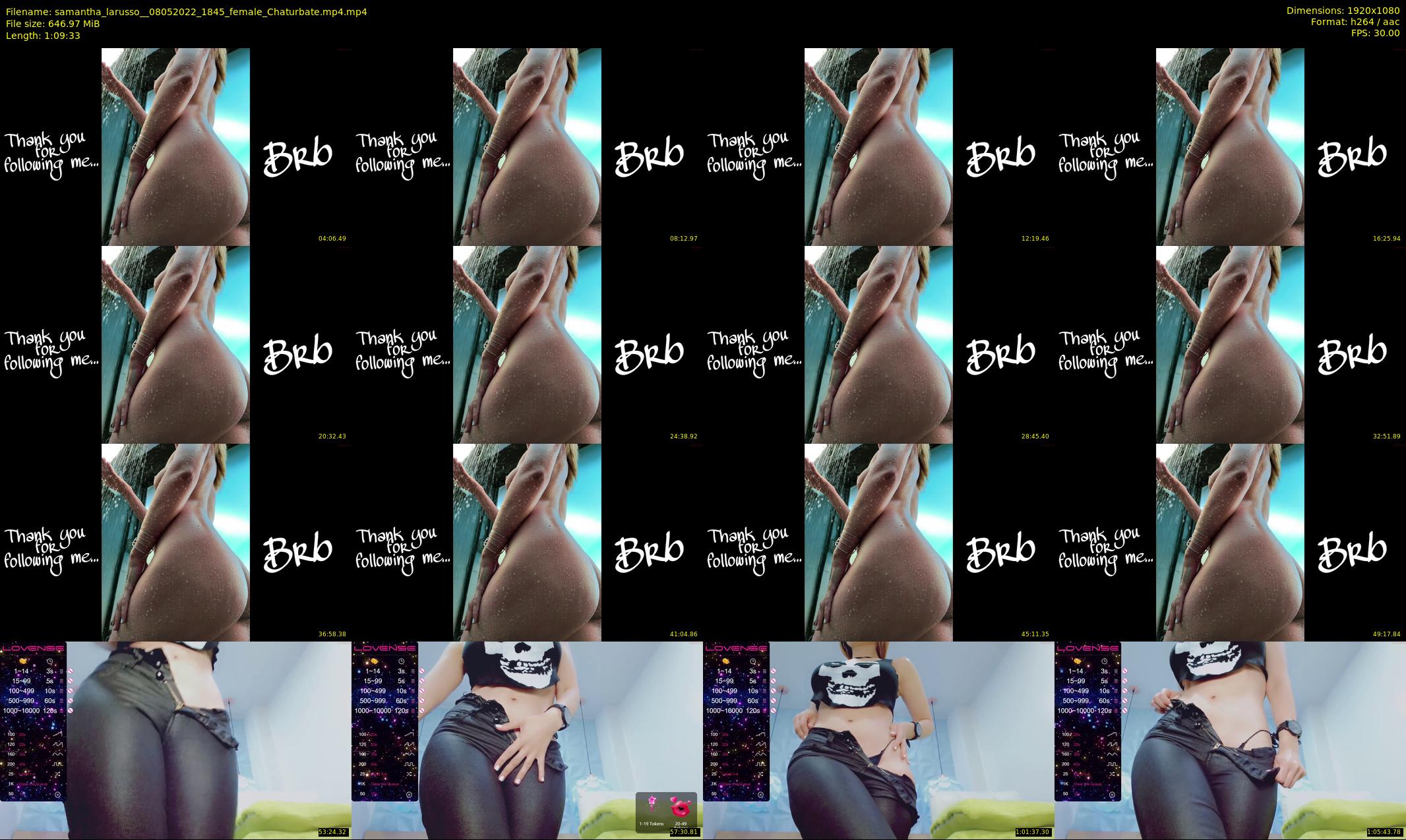 samantha_larusso_ — 70 minute Chaturbate couple cam show recording, 1080p, May 8, 2022