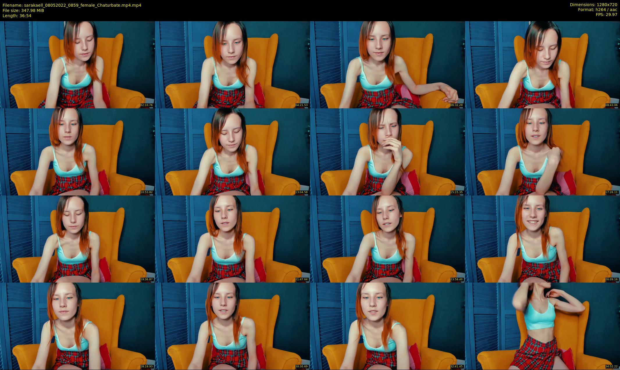 sarakaell — 37 minute Chaturbate female cam show recording, 720p, May 8, 2022