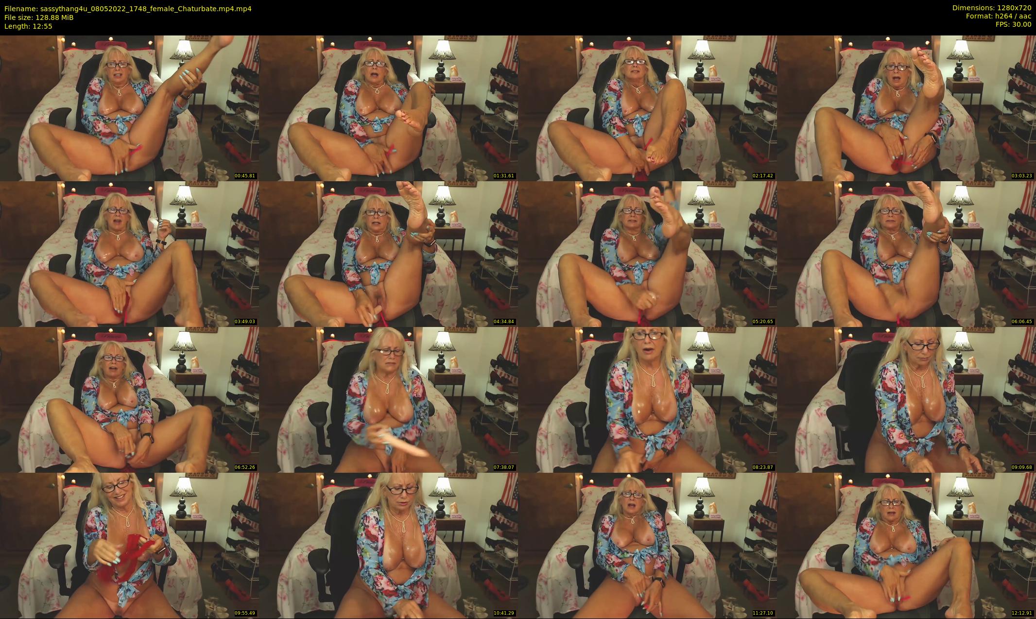 sassythang4u — 13 minute Chaturbate female cam show recording, 720p, May 8, 2022