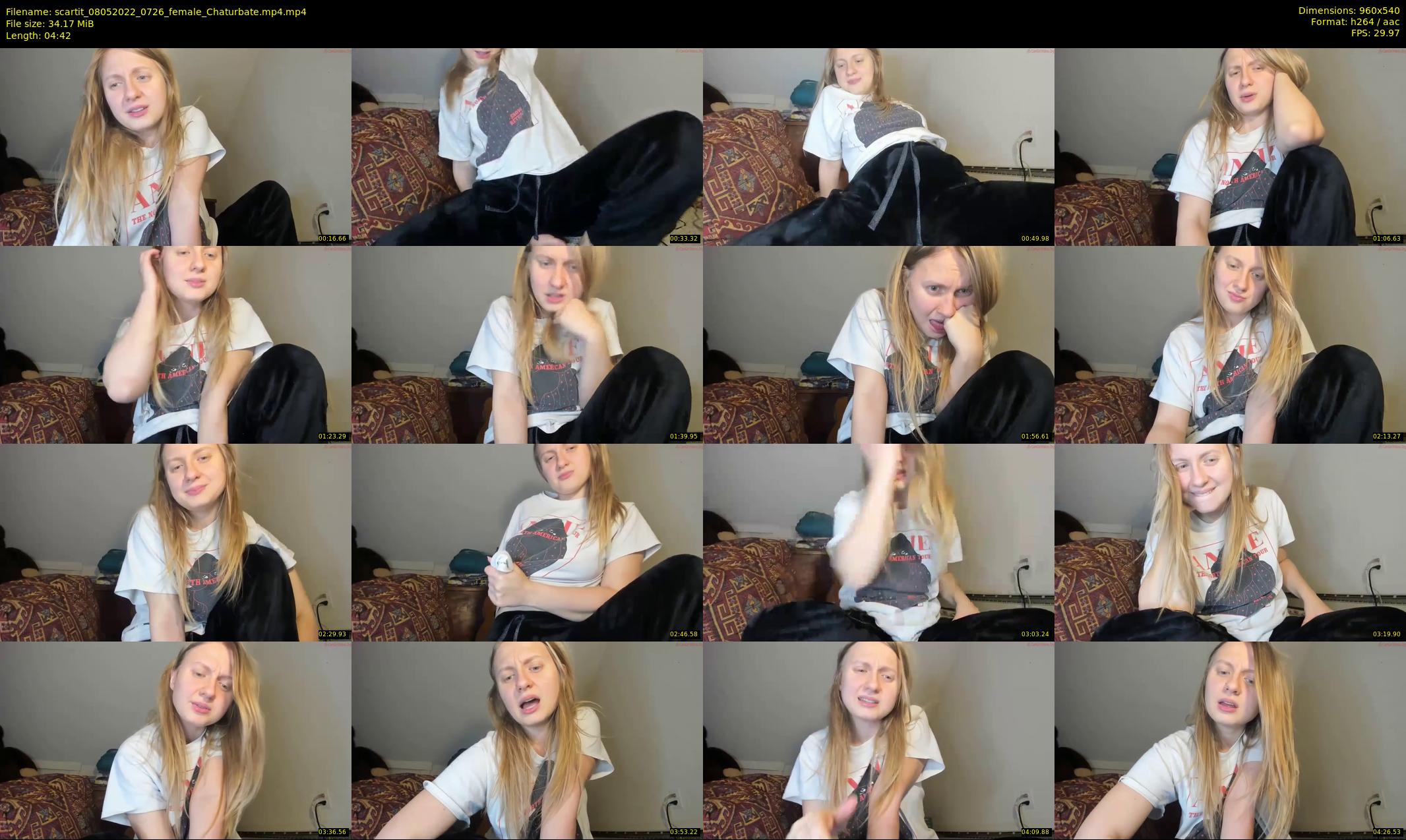 scartit — 5 minute Chaturbate female cam show recording, 480p, May 8, 2022