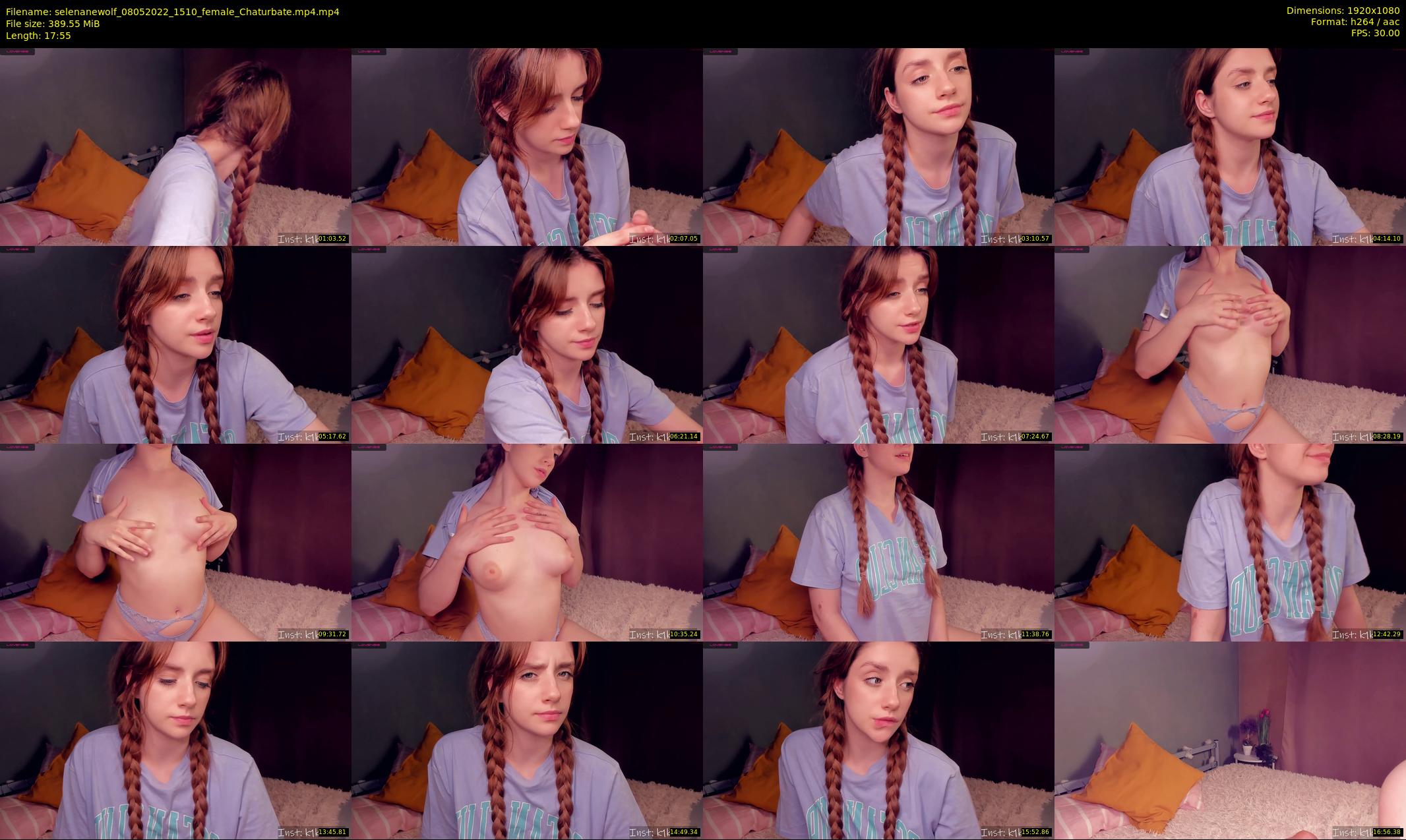 selenanewolf — 18 minute Chaturbate couple cam show recording, 1080p, May 8, 2022
