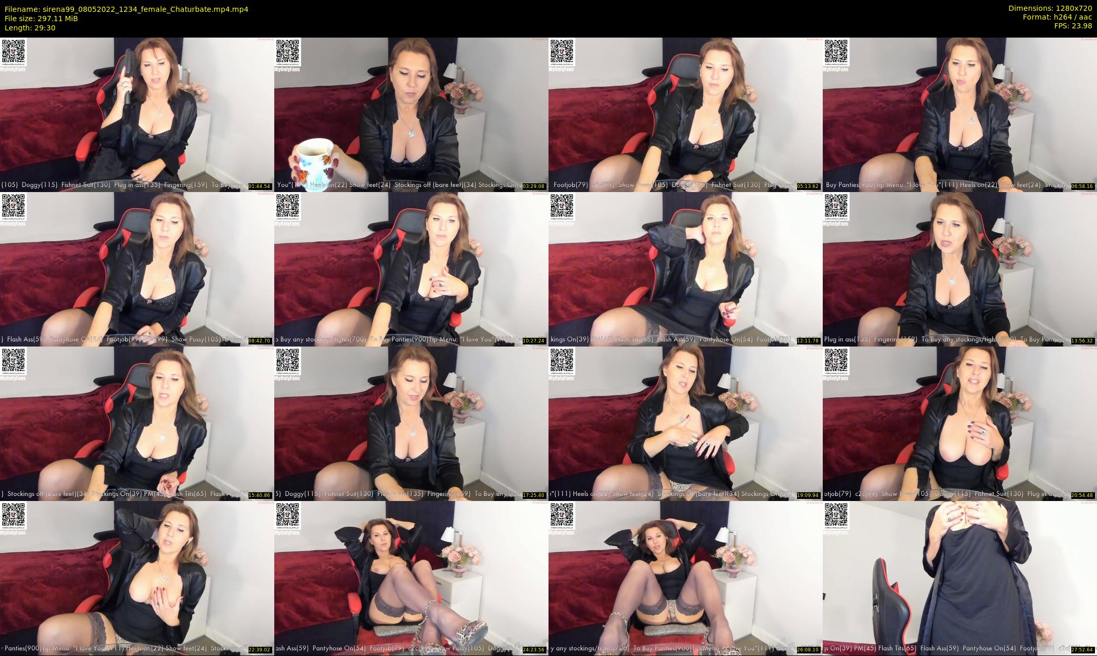 sirena99 — 30 minute Chaturbate female cam show recording, 720p, May 8, 2022
