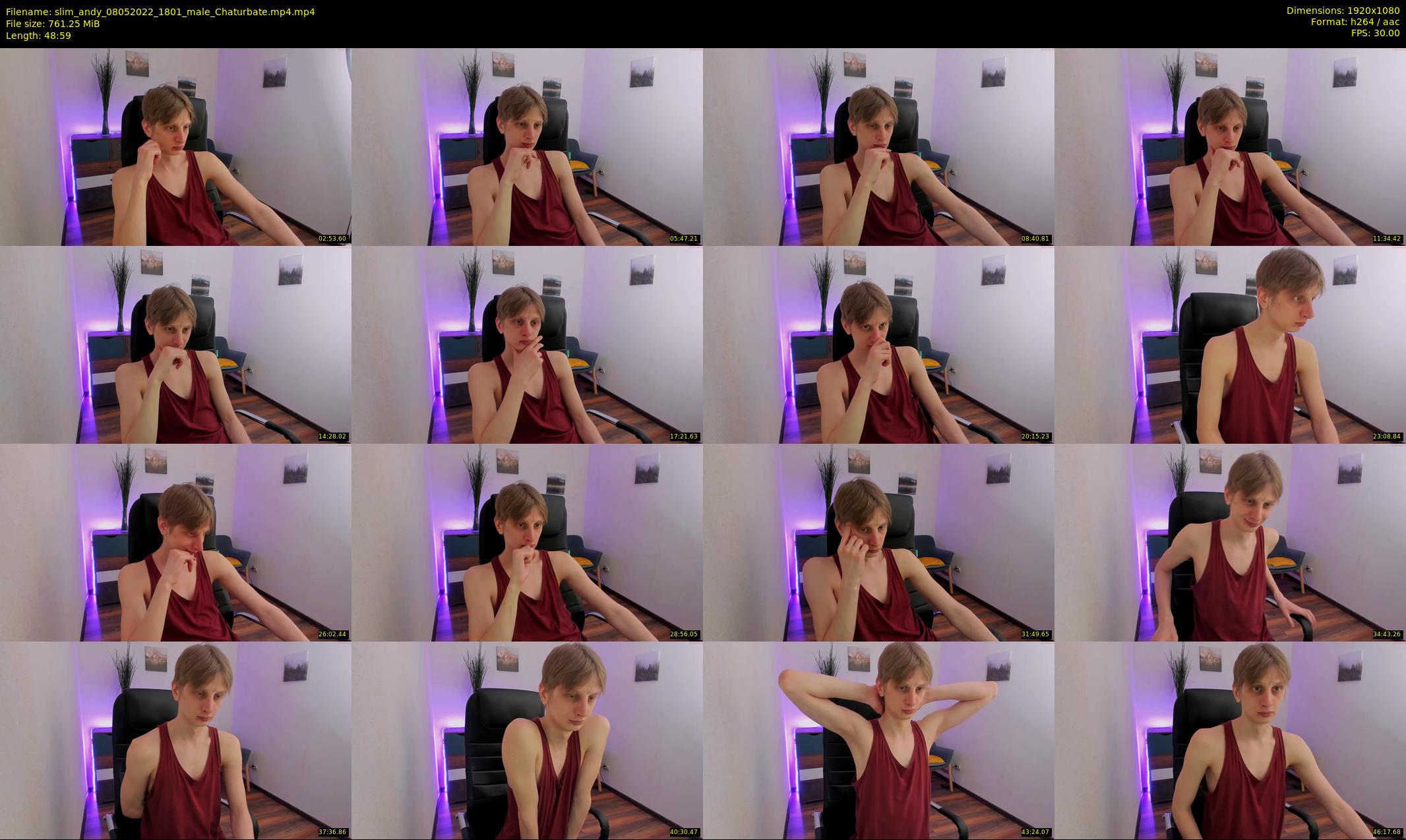 slim_andy — 49 minute Chaturbate male cam show recording, 1080p, May 8, 2022