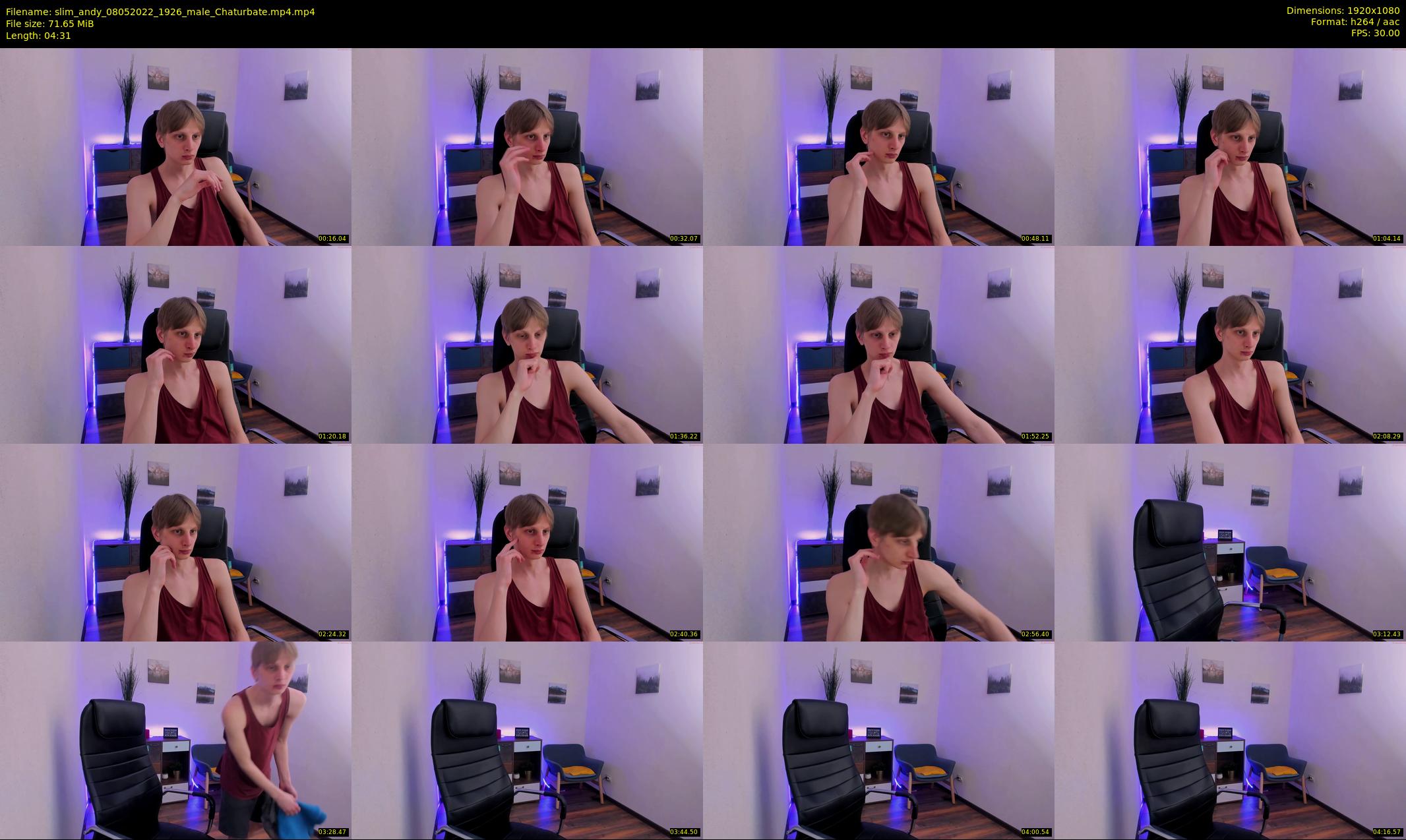 slim_andy — 5 minute Chaturbate male cam show recording, 1080p, May 8, 2022